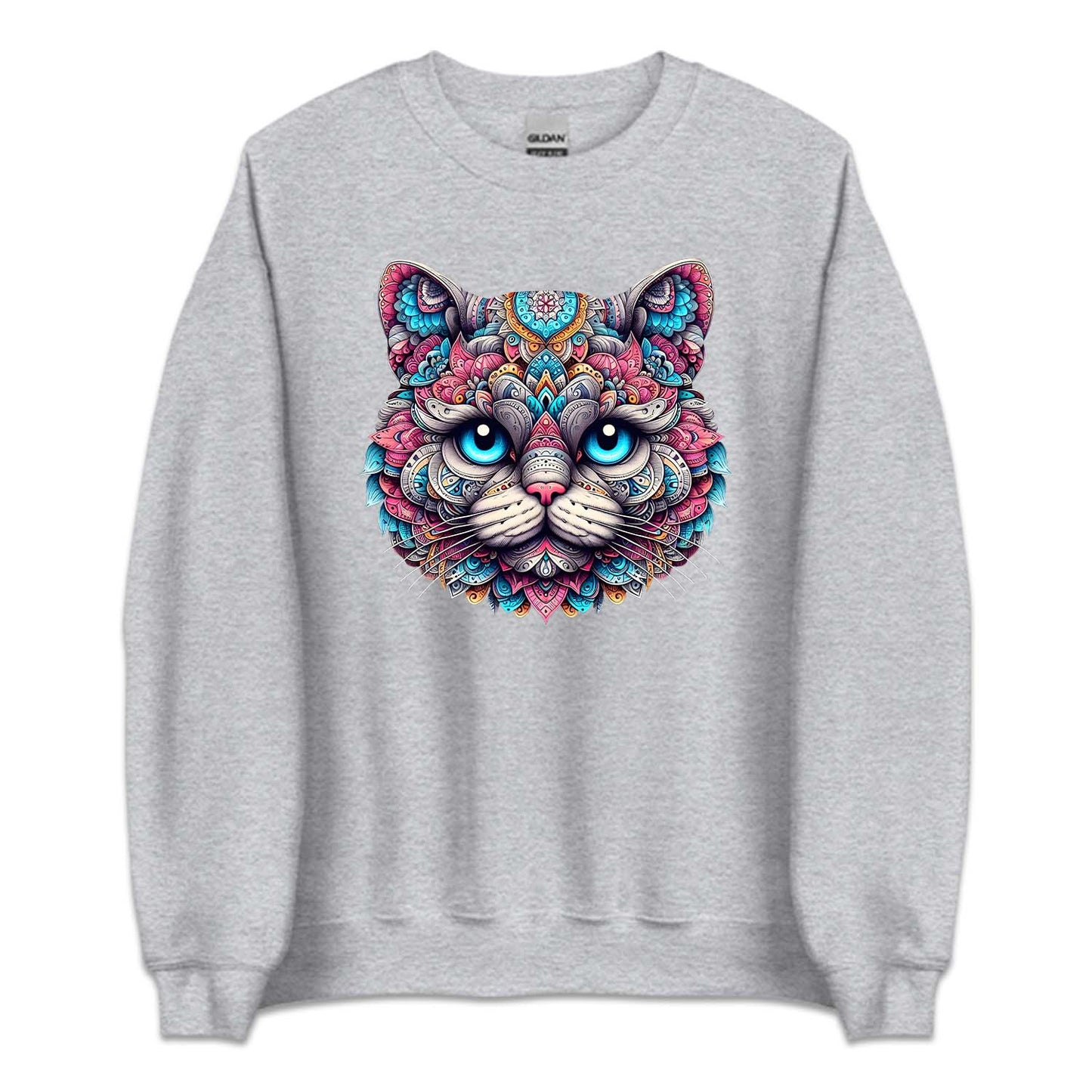 Psychedelic Colorful British Shorthair Cat | PRODUCT CODE: BRTSHCAPSYD