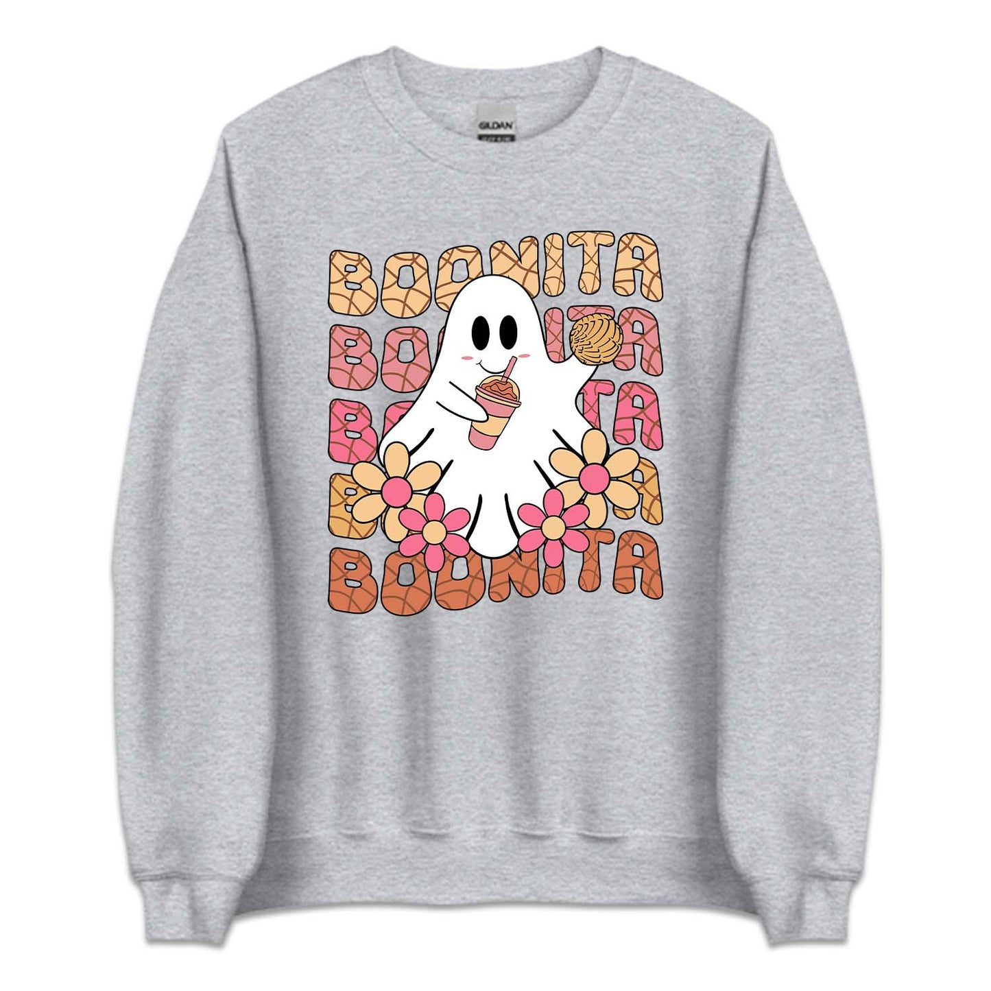 Boonita Halloween Mexican Cute Ghost Concha | PRODUCT CODE: BNTIOAHGH