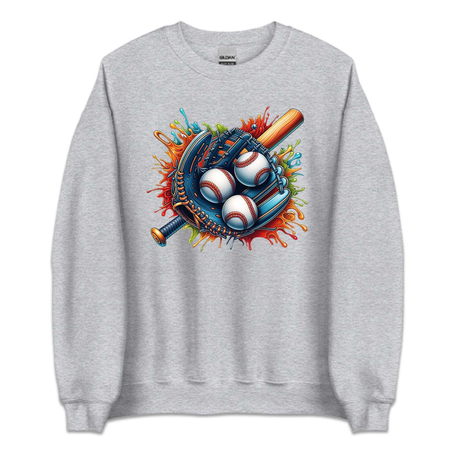 Colorful Baseball Glove Splash Game Lover | PRODUCT CODE: CLOBSEBLGV