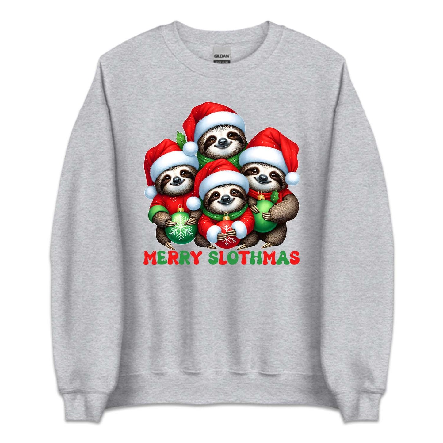 Merry Slothmas Cute Christmas Sloth Xmas Holiday Animal | PRODUCT CODE: MRYSLTHACR