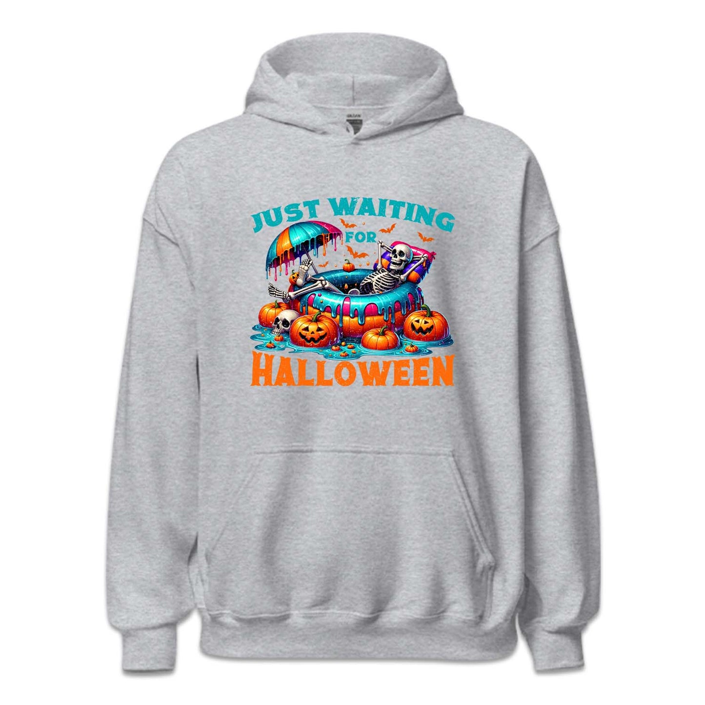 Just Waiting for Halloween Skeleton Pool Party | PRODUCT CODE: JUTWFRHLWM