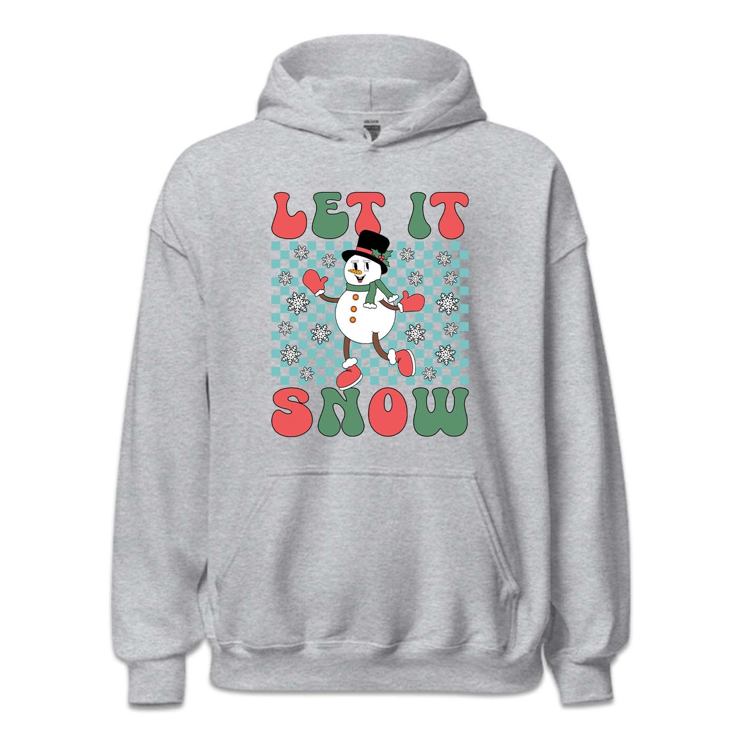 Let It Snow Christmas Snowman Winter Holiday Cozy Xmas | PRODUCT CODE: LTSNWCHRMAW