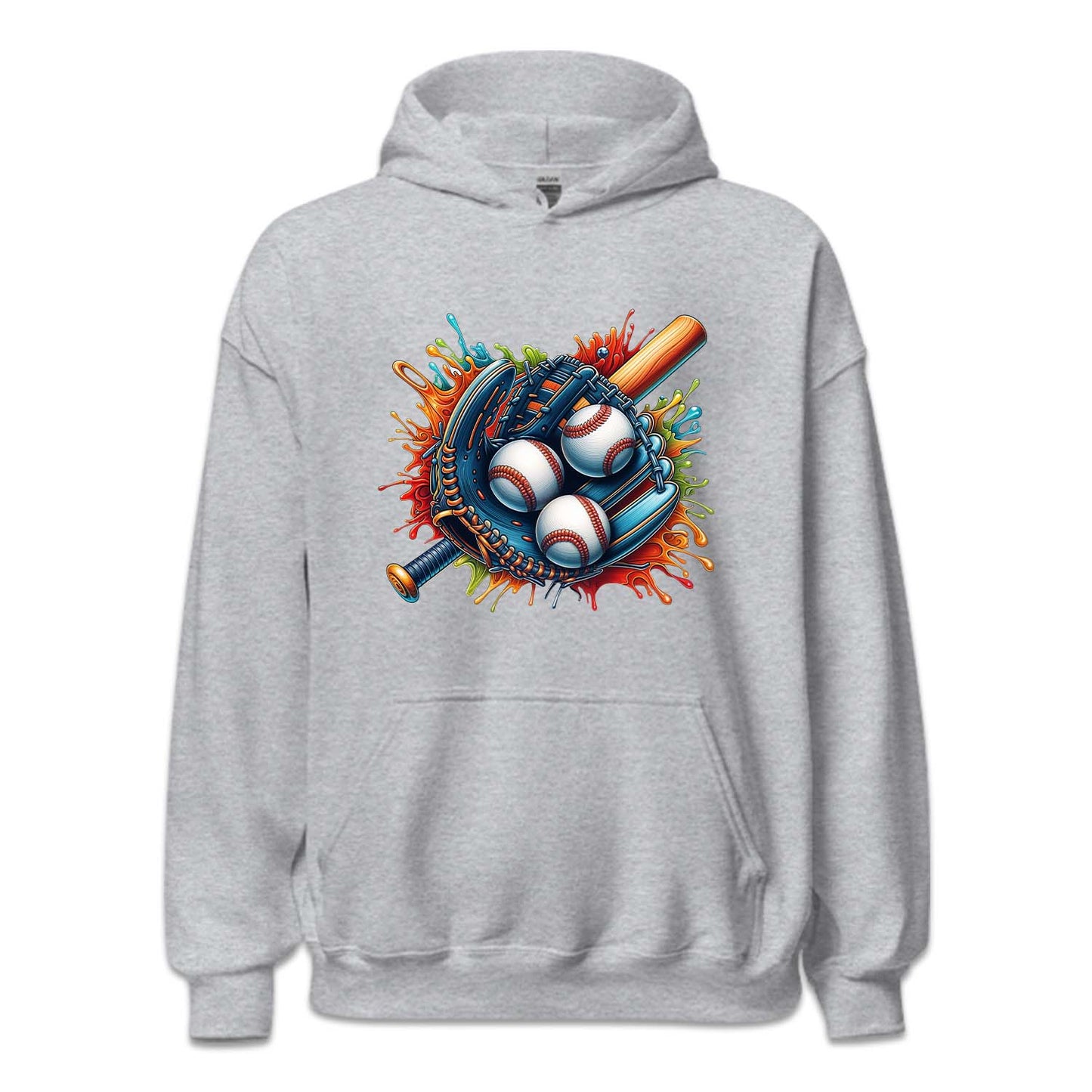 Colorful Baseball Glove Splash Game Lover | PRODUCT CODE: CLOBSEBLGV