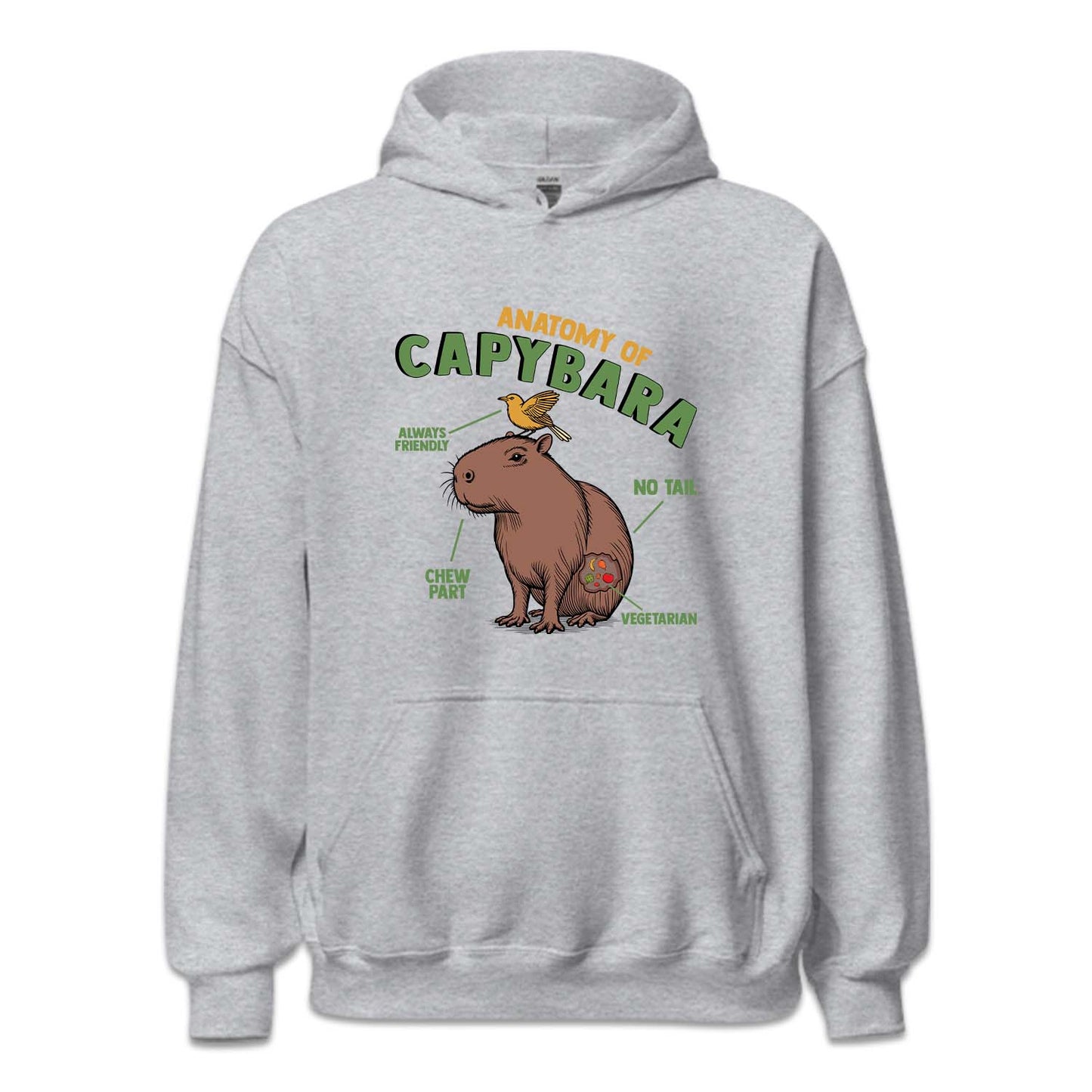 Anatomy Of Capybara Funny Rodent Animal Lover | PRODUCT CODE: ANTMYFCPBR
