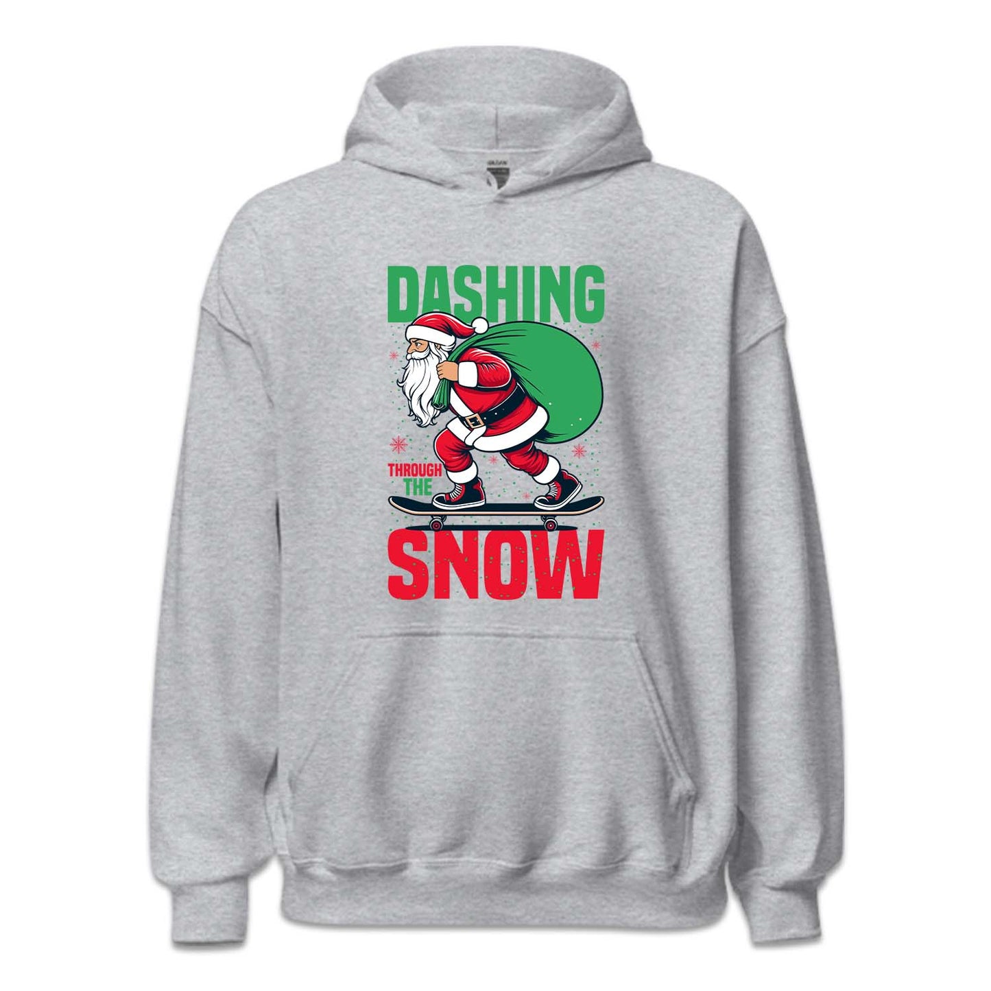 Christmas Santa Skateboard Dashing Through The Snow Xmas | PRODUCT CODE: STNAKBRDHG
