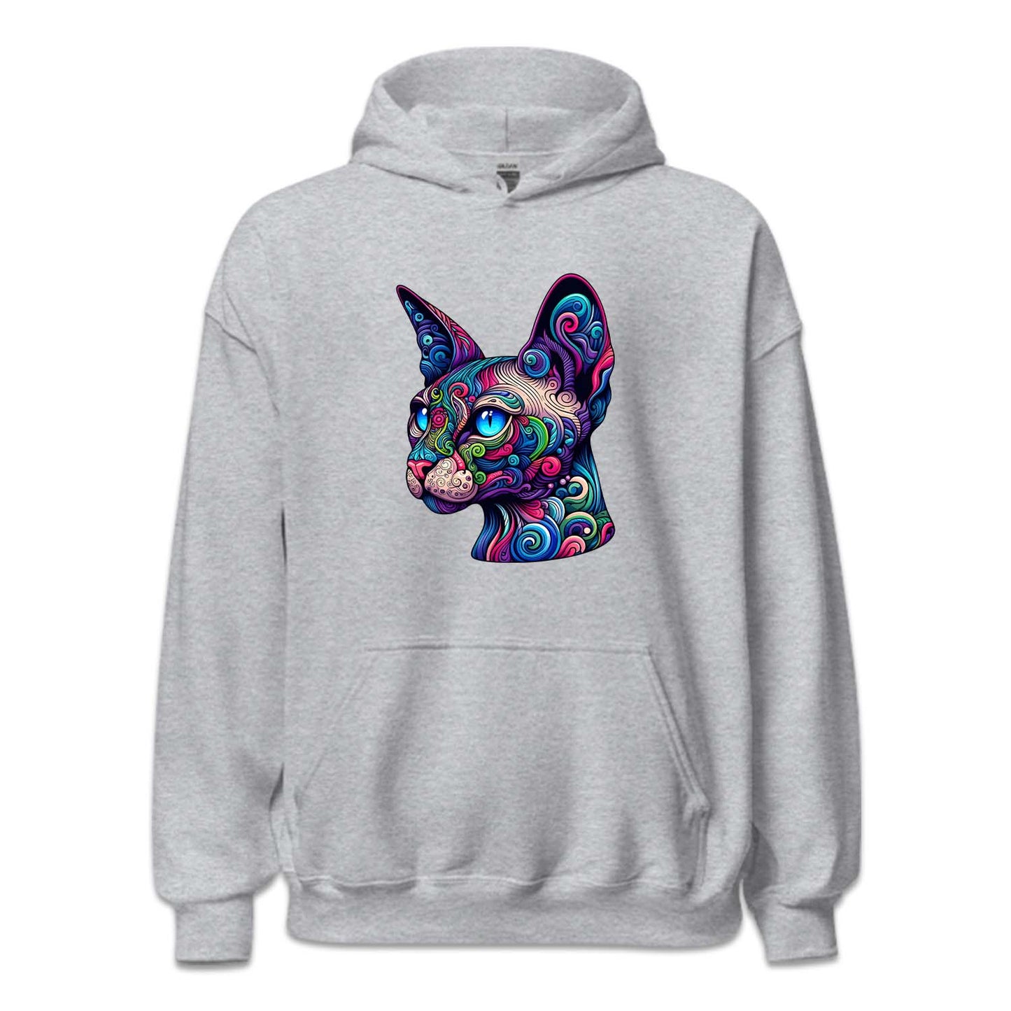 Psychedelic Colorful Sphynx Cat | PRODUCT CODE: SPXHCTPSY