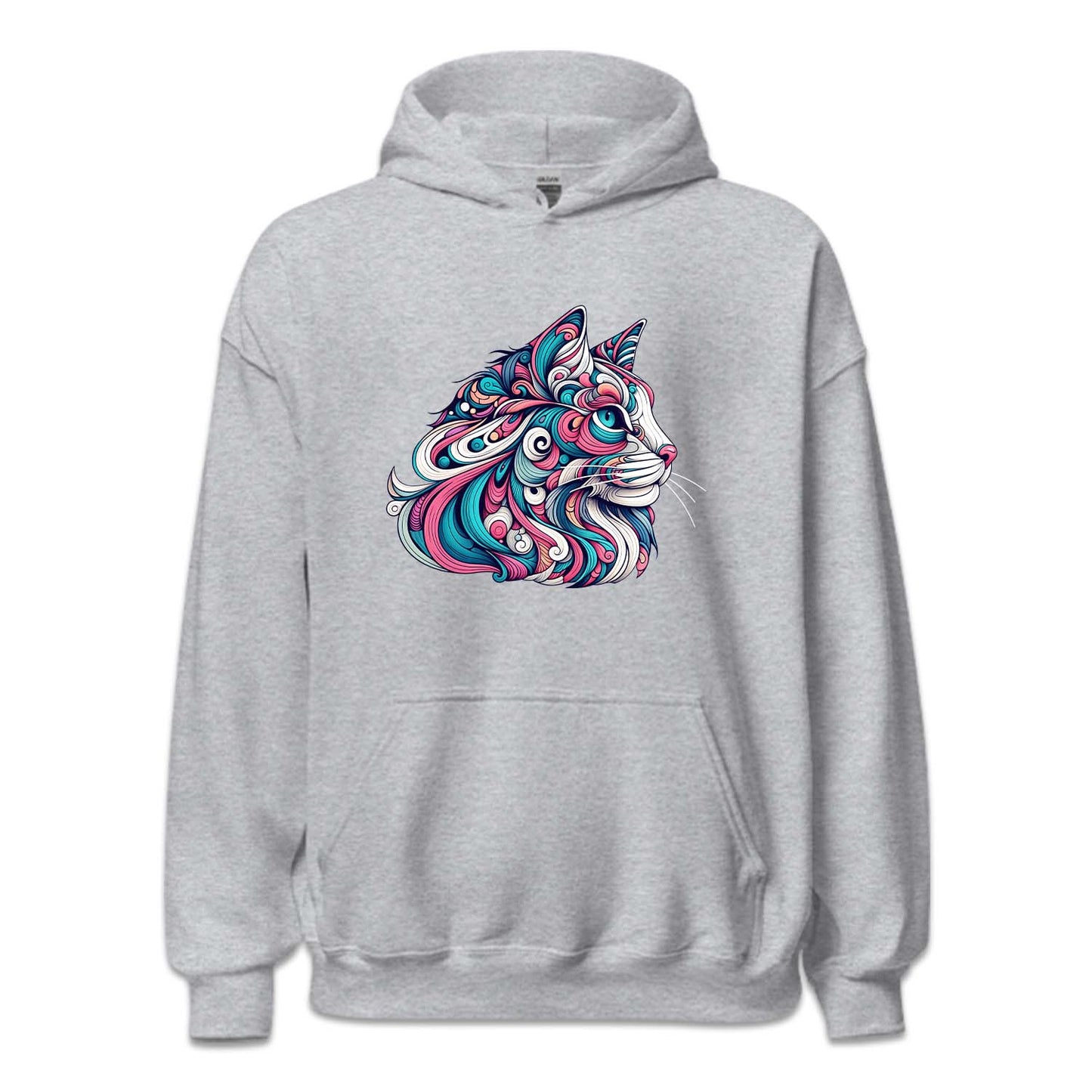 Psychedelic Colorful Maine Coon Cat | PRODUCT CODE: MNCOPSYDLT