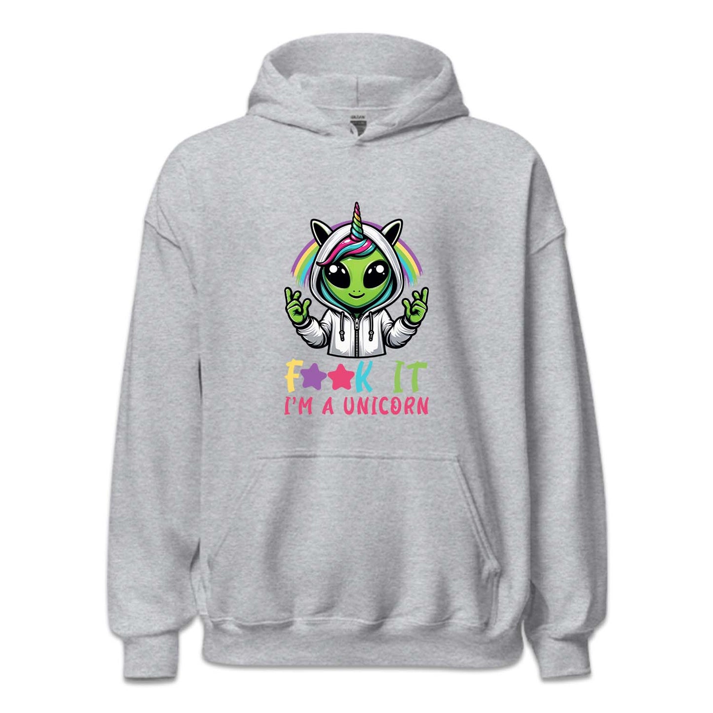 Fuck It I'm A Unicorn Funny Alien Unicorn | PRODUCT CODE: ALNUCROFK
