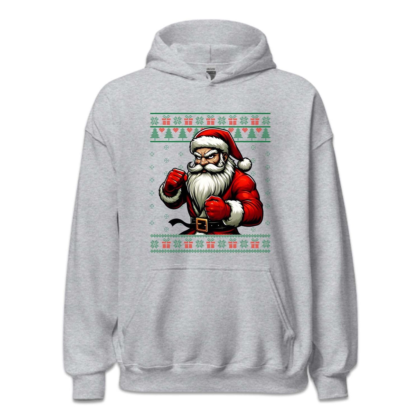 Santa Claus Martial Arts Xmas Taekwondo Karate Christmas Fighter | PRODUCT CODE: SNTMRAYKWN