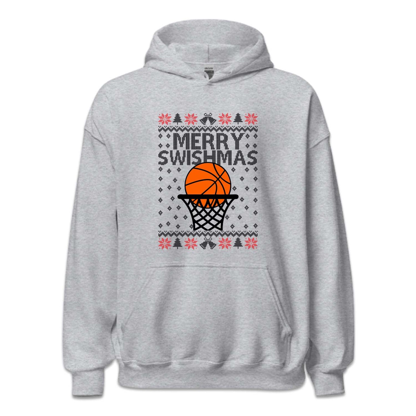 Merry Swishmas Basketball Christmas Sports Xmas Game Day | PRODUCT CODE: MRYSHWMABLK