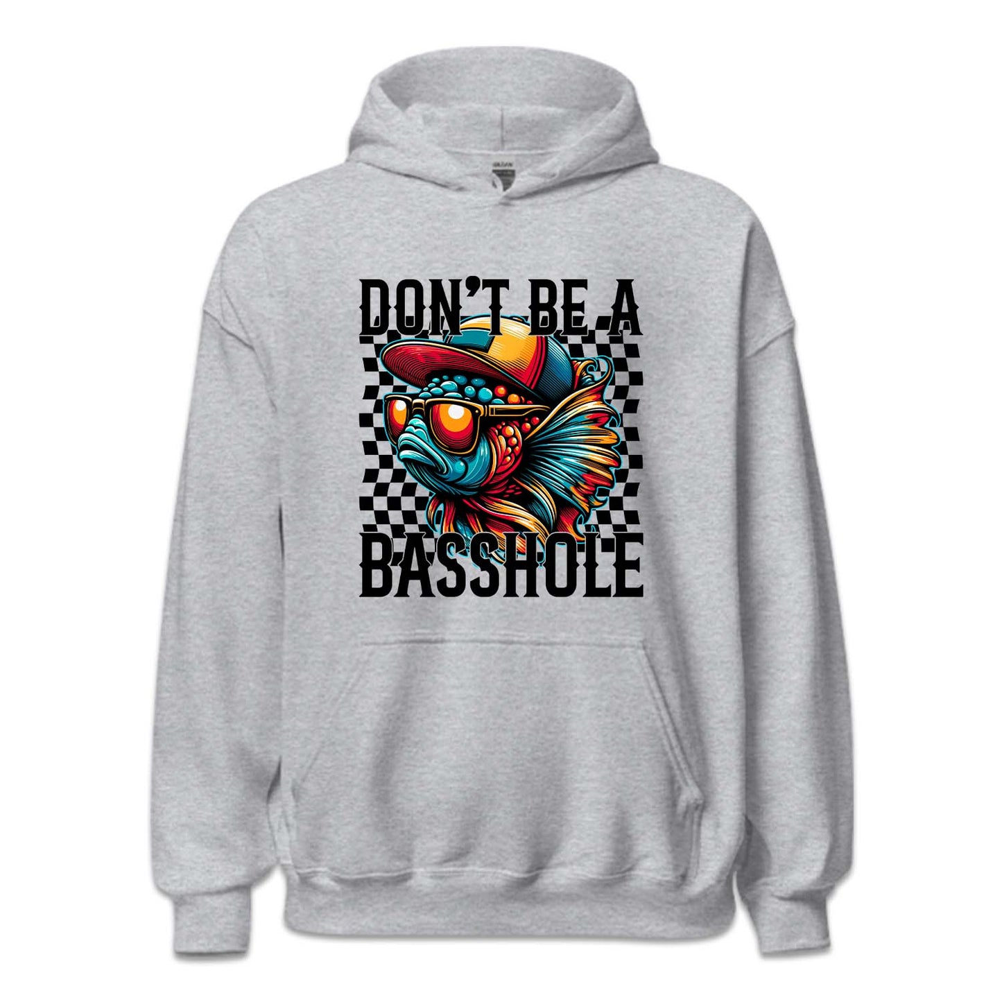 Don't Be a Basshole Sarcastic Humor Fish | PRODUCT CODE: DNTBASHLO