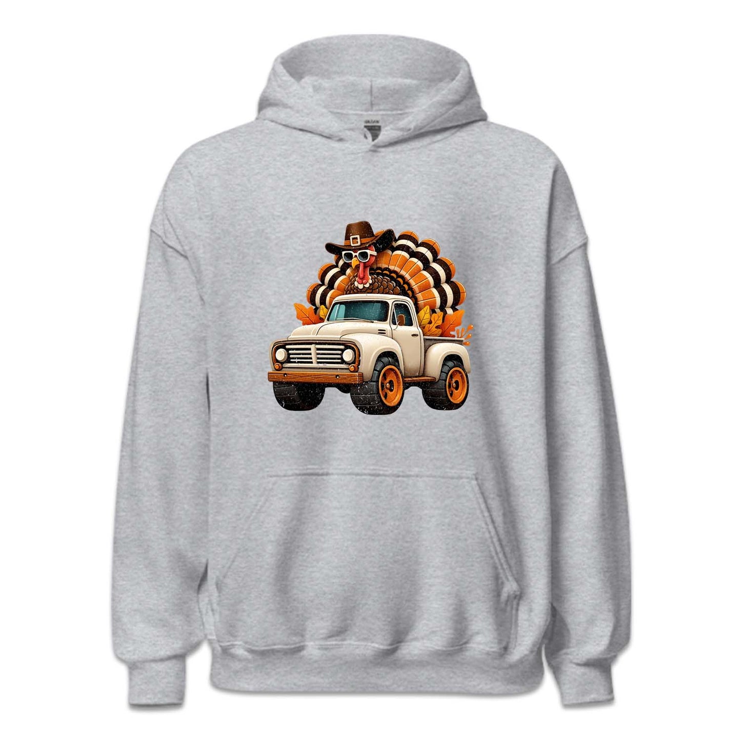 Turkey Riding Truck Thanksgiving Fall Truck Autumn Holiday | PRODUCT CODE: TRKDNGKUCF