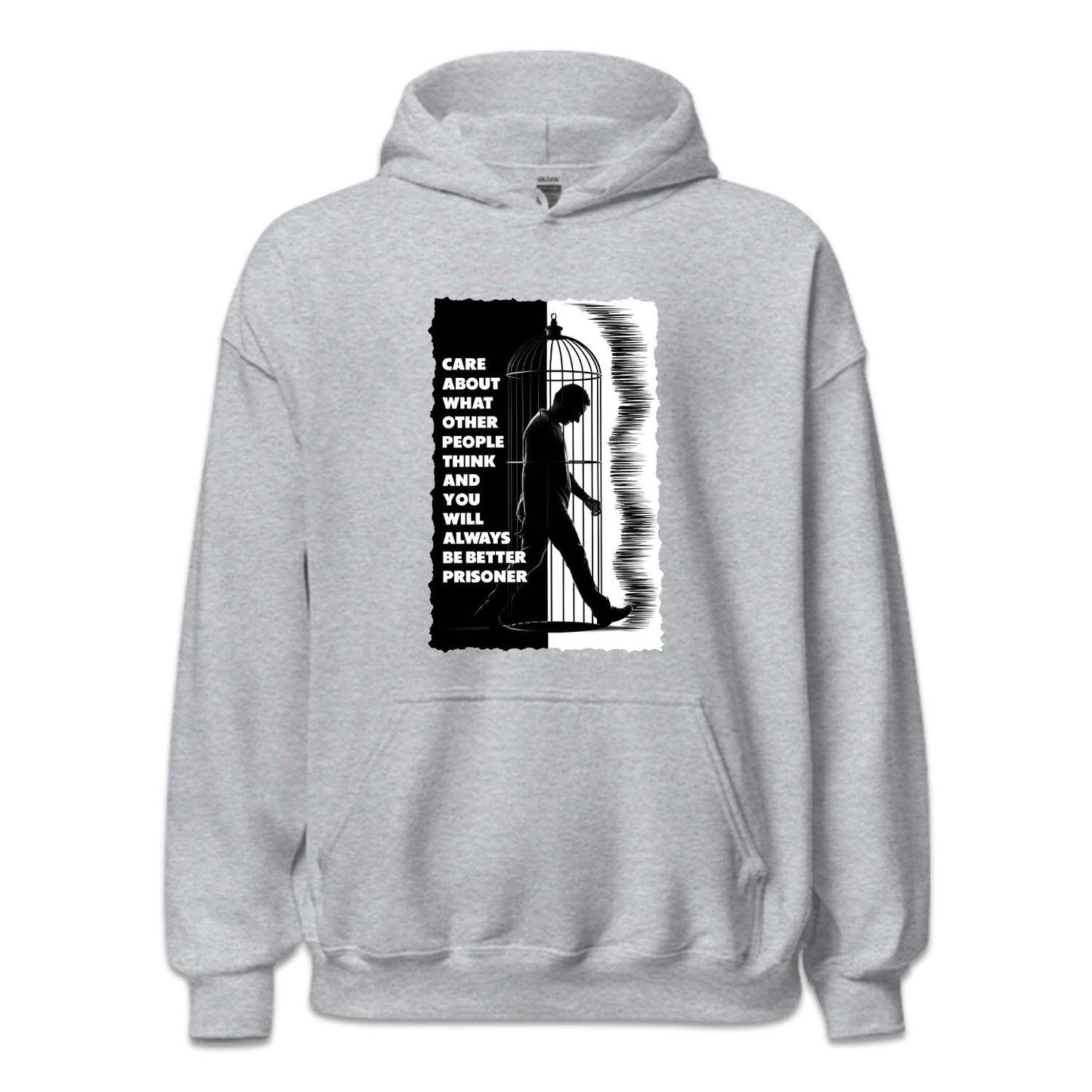 Man Walking in Birdcage Prisoner Philosophy | PRODUCT CODE: MNGIBRDC