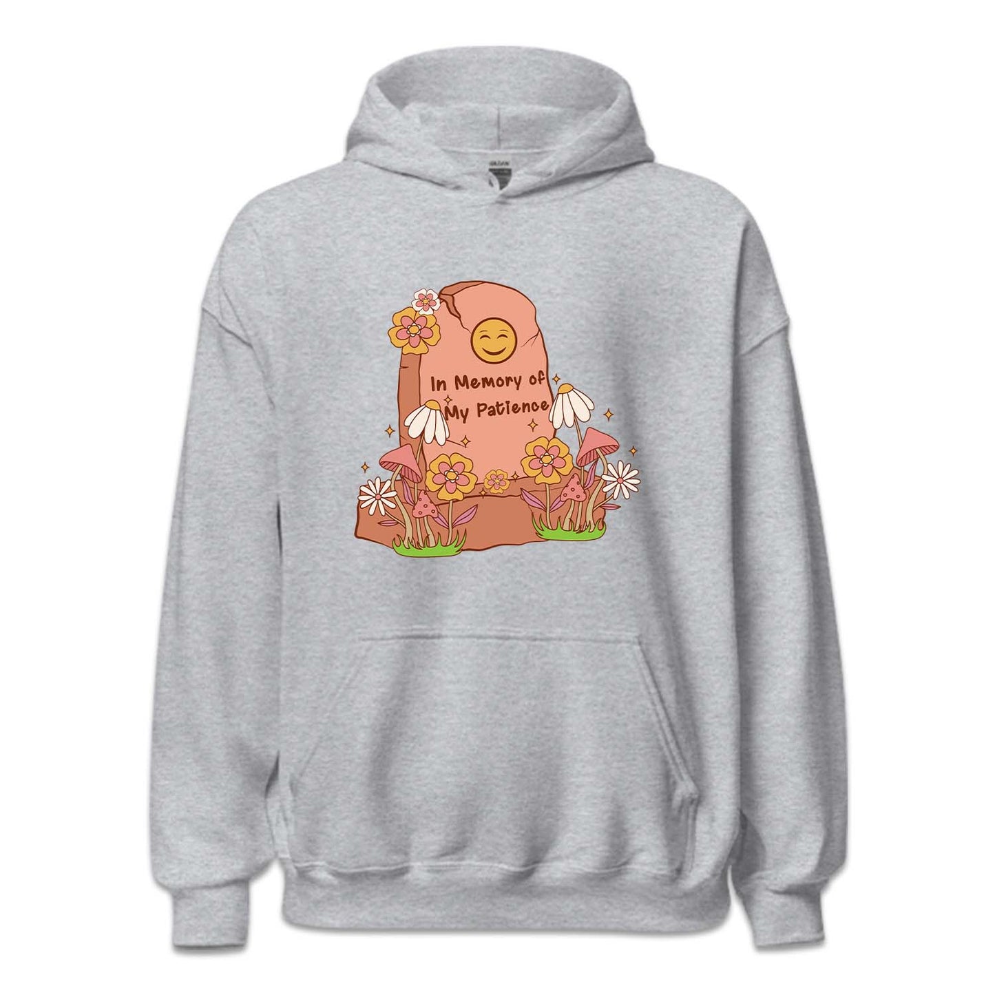 In Memory Of My Patience Floral Gravestone | PRODUCT CODE: MROYFPTNC