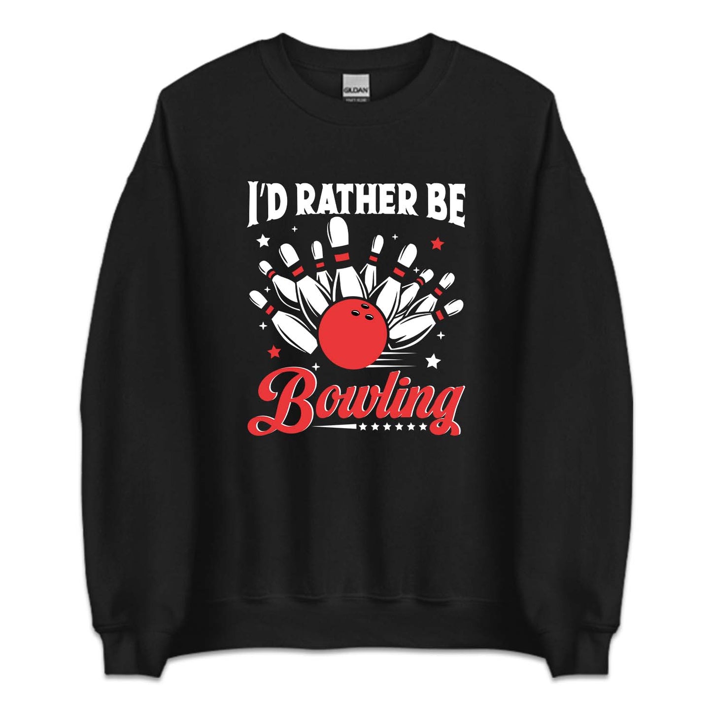 Vintage I'd Rather Be Bowling League  | PRODUCT CODE: BLWIDRATBG