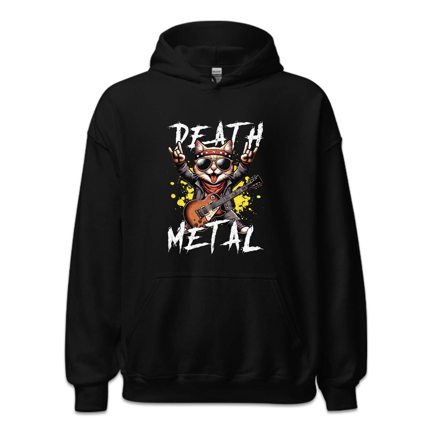 Death Metal Cat Guitar Metalhead Kitty | PRODUCT CODE: DTHMECGU