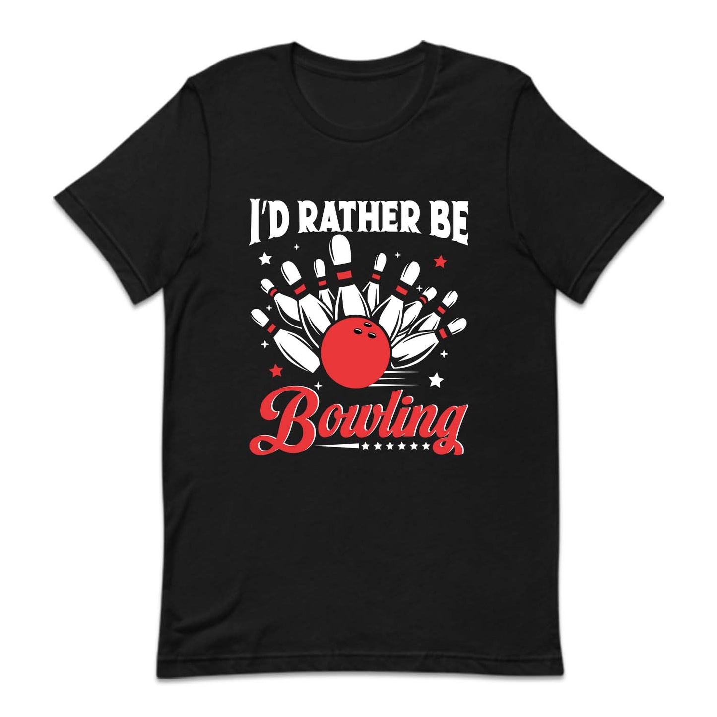 Vintage I'd Rather Be Bowling League  | PRODUCT CODE: BLWIDRATBG