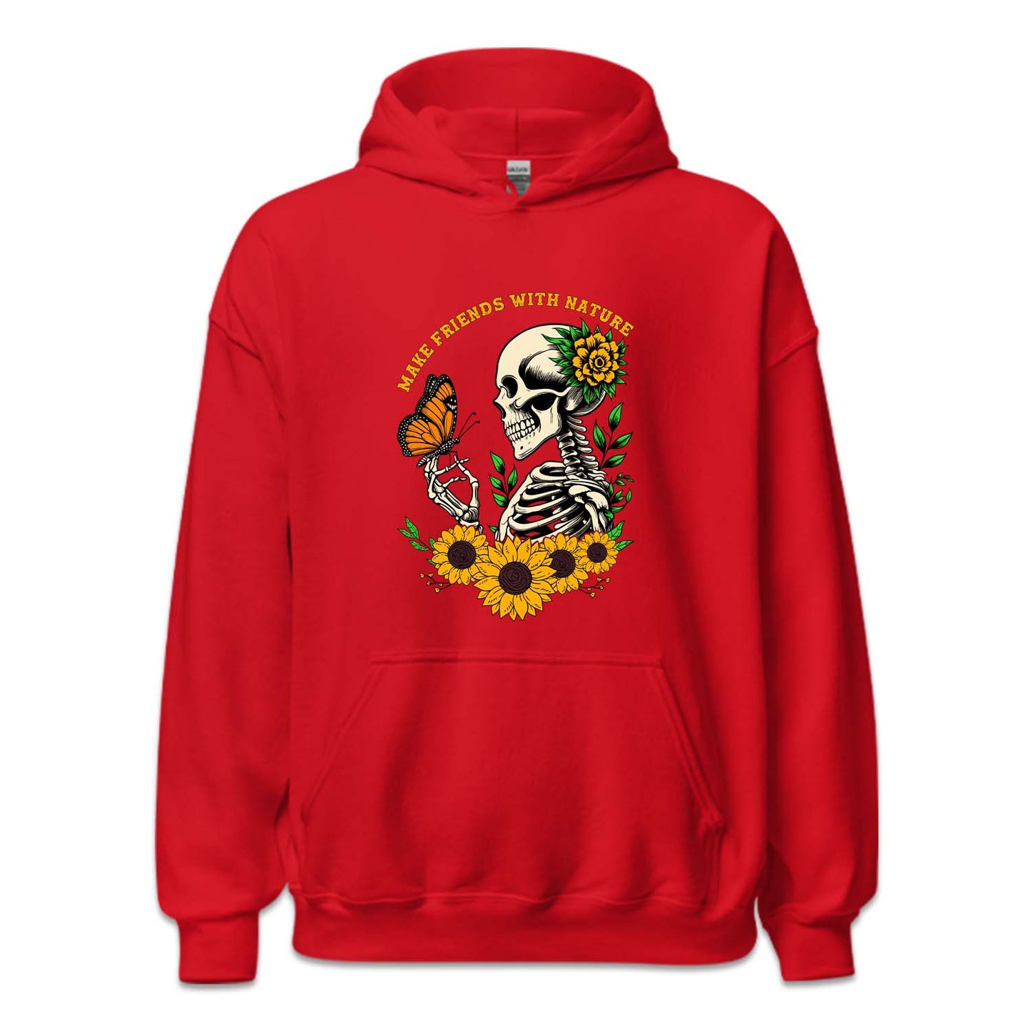 Floral Gothic Daisy Sunflower Skull | PRODUCT CODE: DSYSKFLWT