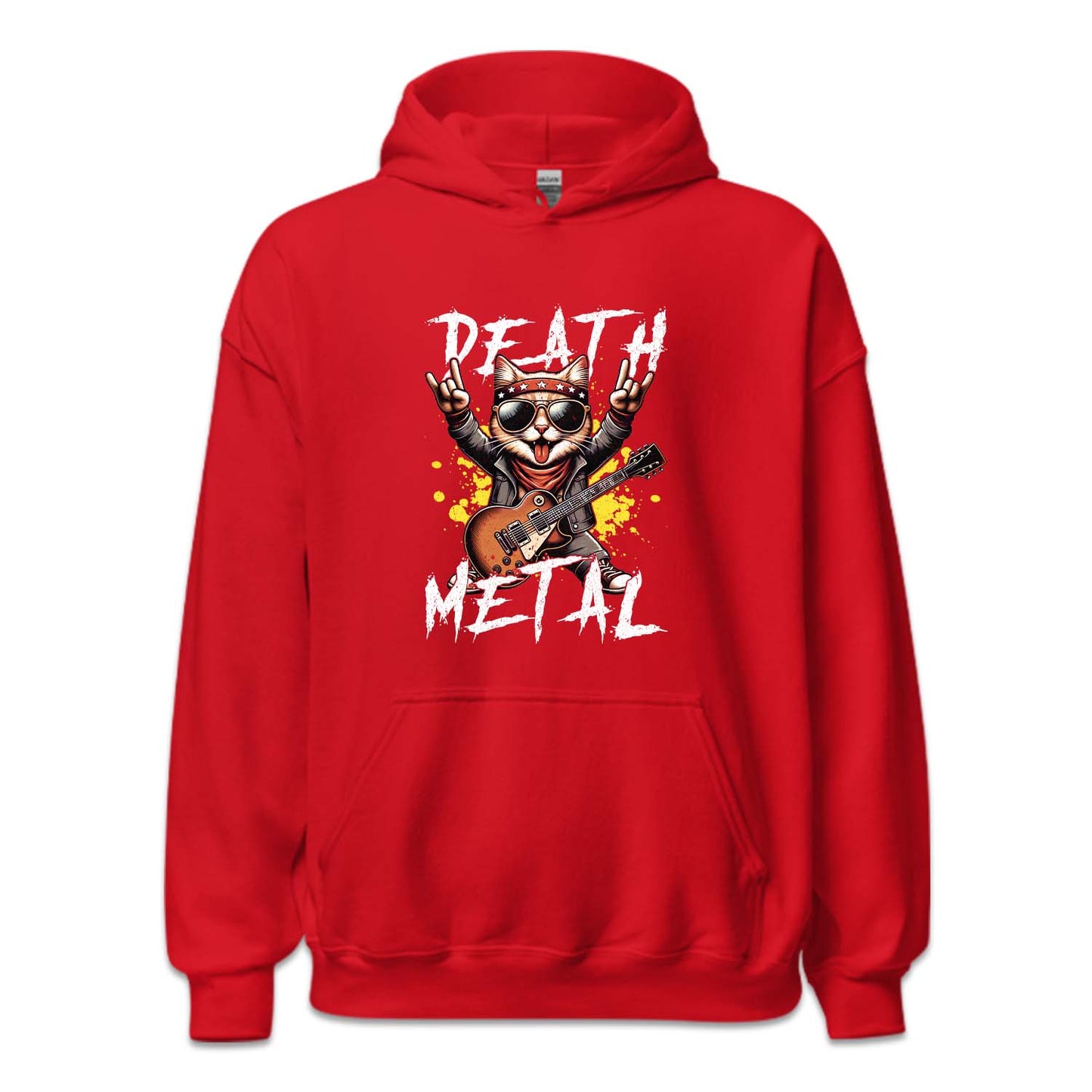 Death Metal Cat Guitar Metalhead Kitty | PRODUCT CODE: DTHMECGU