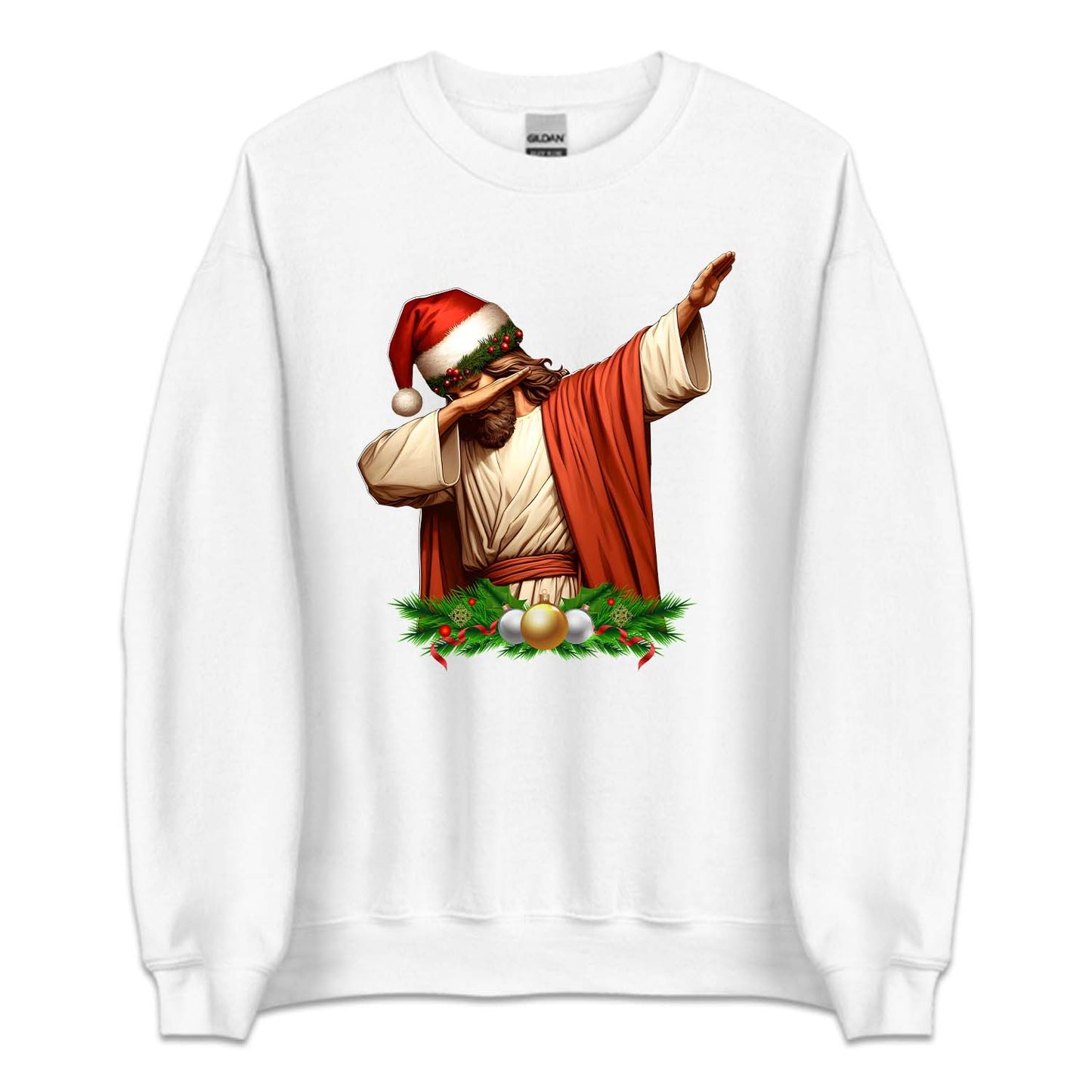 Christmas Dabbing Jesus in Santa Hat Religous Festive Xmas | PRODUCT CODE: DBNGJXMSCR