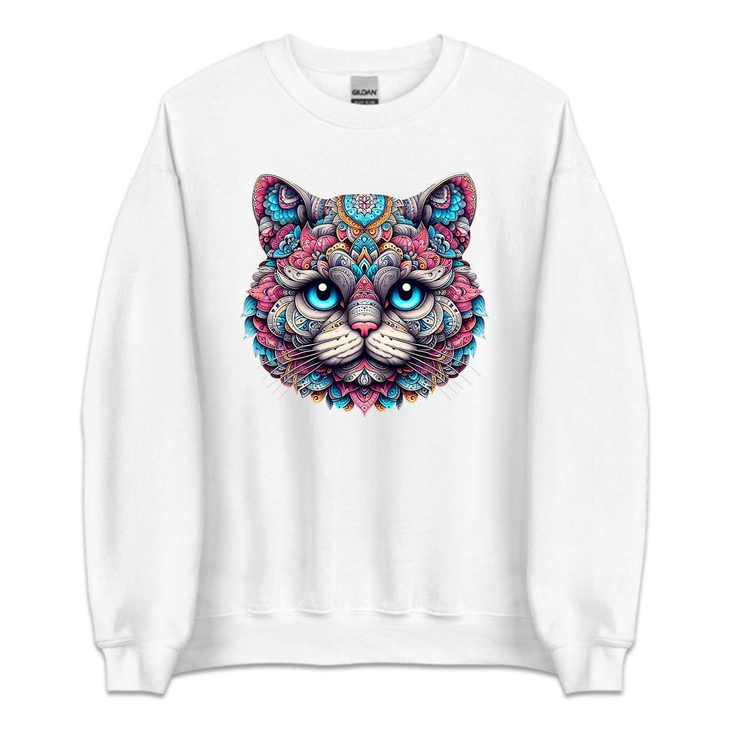Psychedelic Colorful British Shorthair Cat | PRODUCT CODE: BRTSHCAPSYD