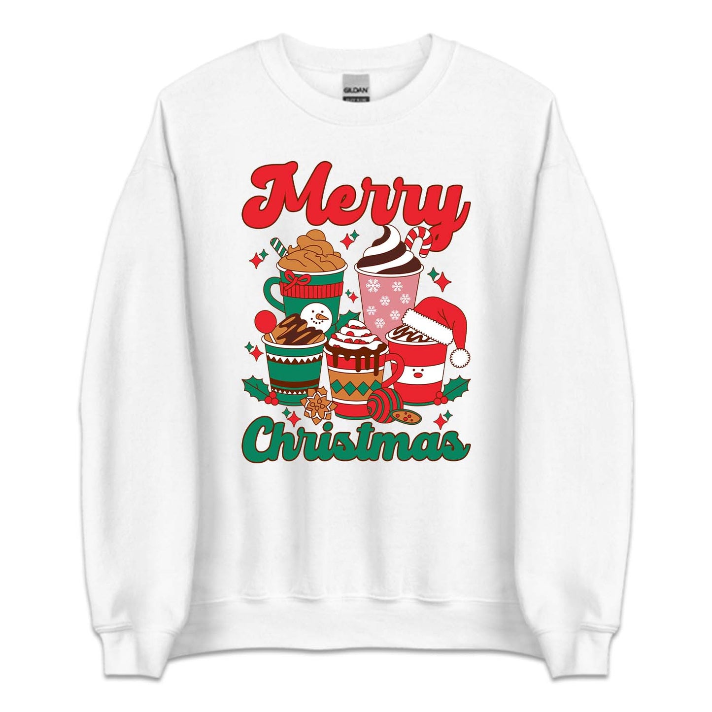 Merry Christmas Coffee Cozy Holiday Festive Xmas | PRODUCT CODE: MRYCHTFESTVA