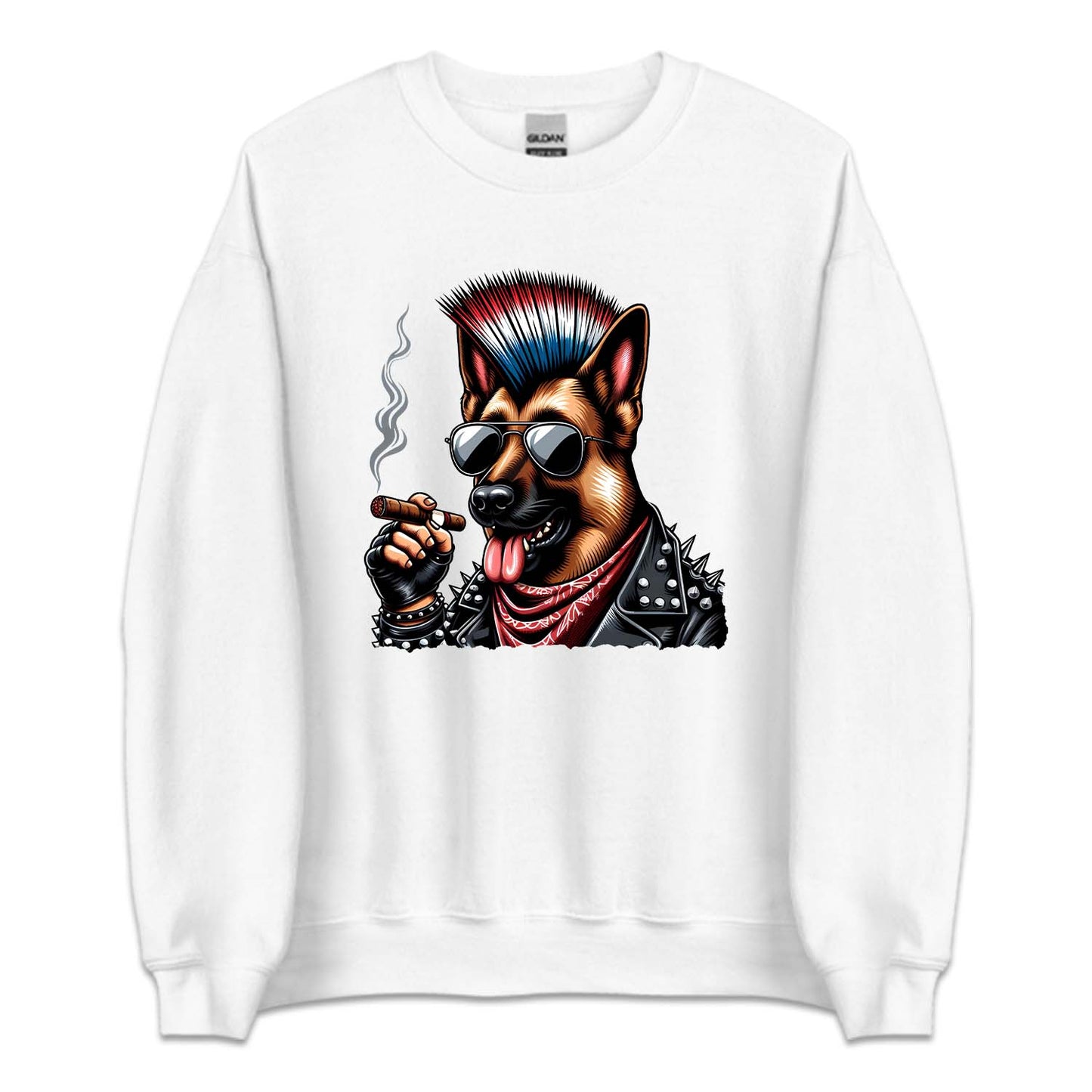 German Shepherd Dog with Sunglasses & Cigar | PRODUCT CODE: GRMNSHPDKP
