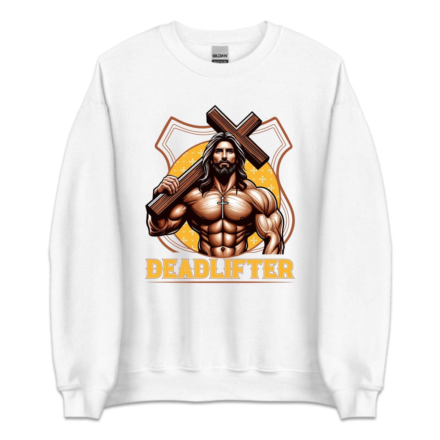 Jesus The Deadlifter Christian Workout | PRODUCT CODE: JUSTHDLFTG