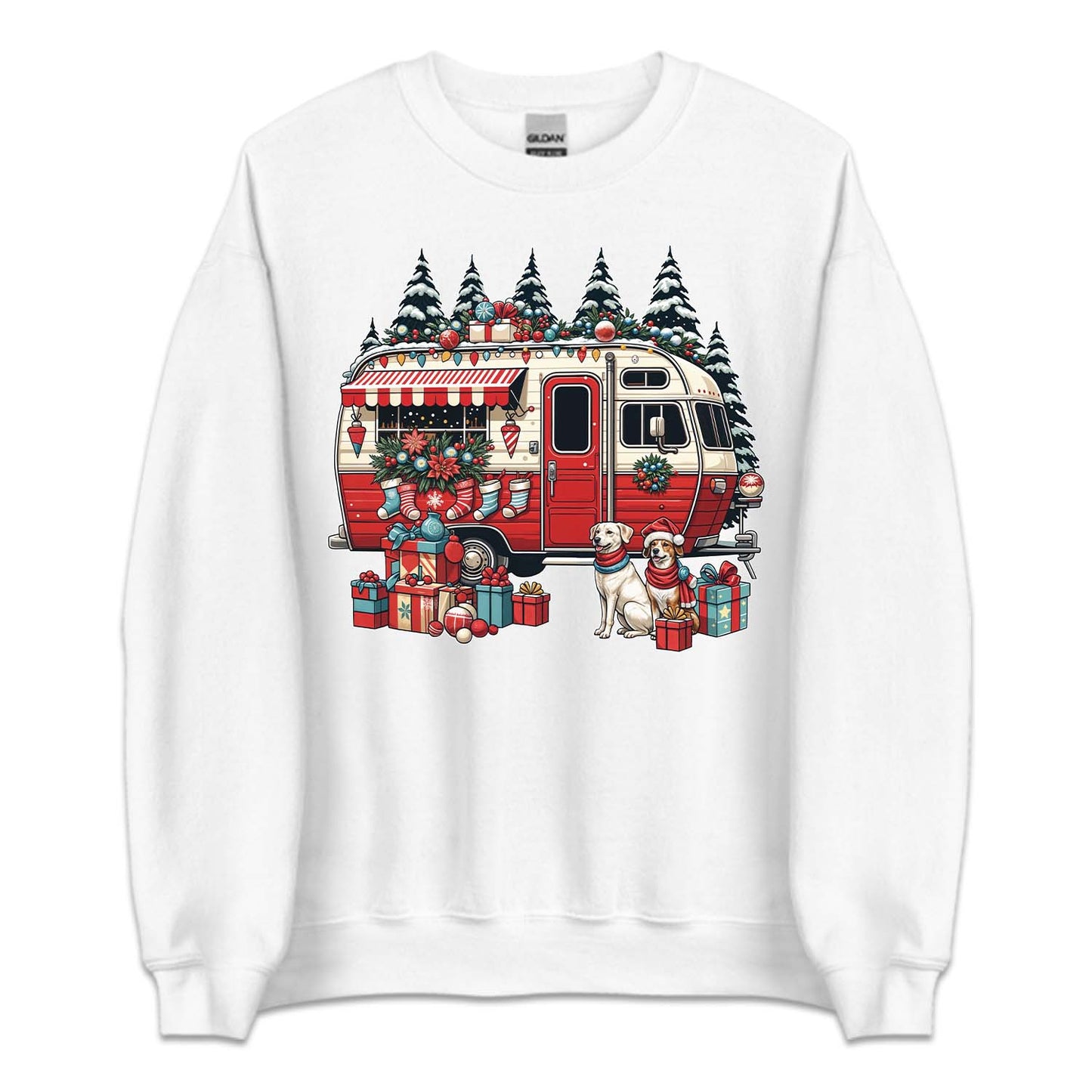 Vintage Christmas Camper Xmas Adventure | PRODUCT CODE: VGTCHRMSNT