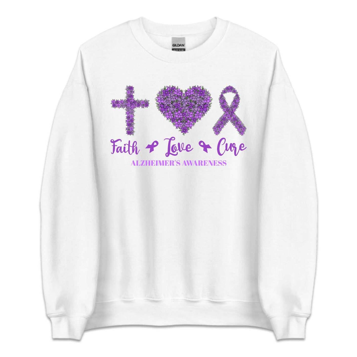 Faith Love Cure Alzheimer's Mental Health Awareness | PRODUCT CODE: FTLVCRAZML
