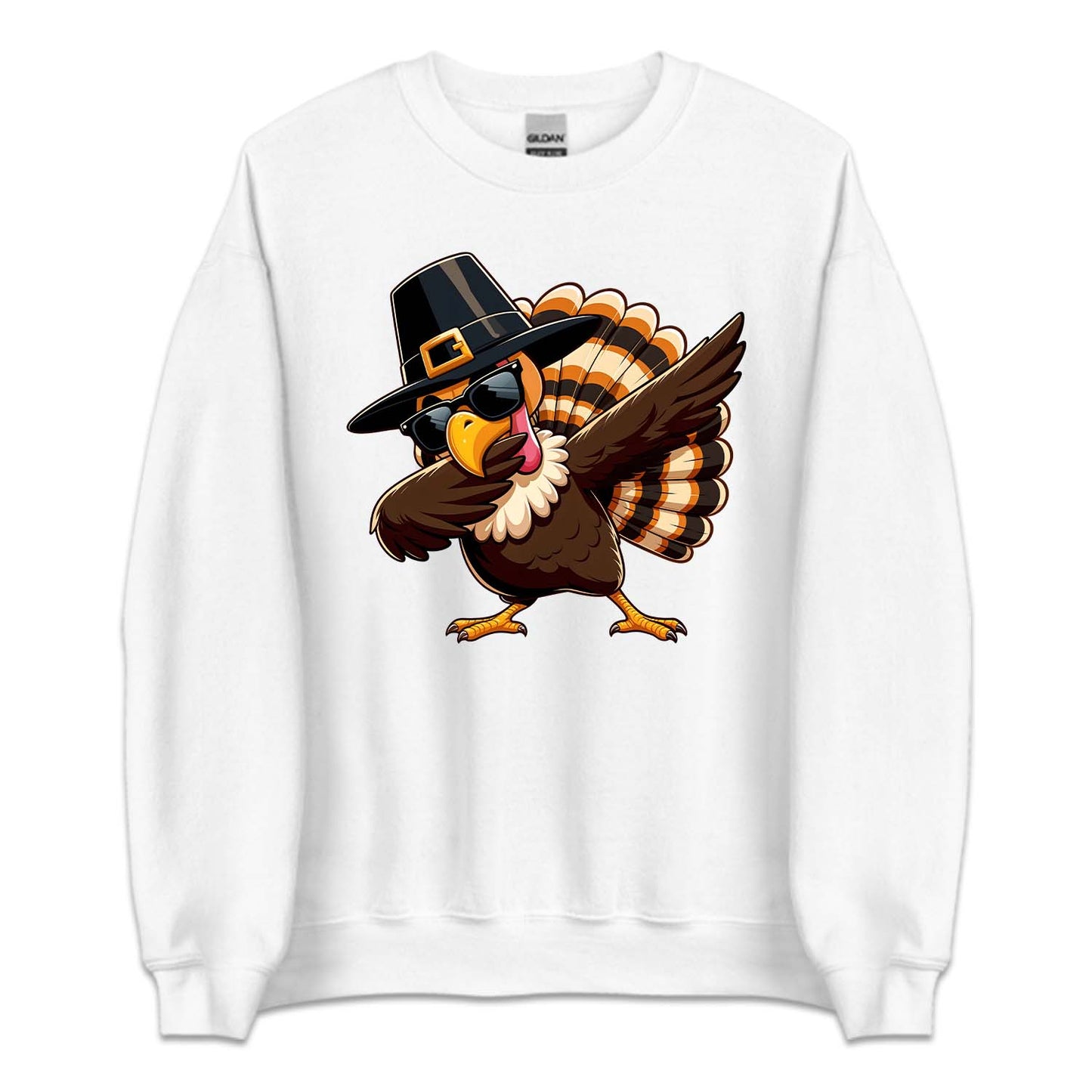 Dabbing Turkey Thanksgiving Autumn Holiday | PRODUCT CODE: DBNGTRKYVF