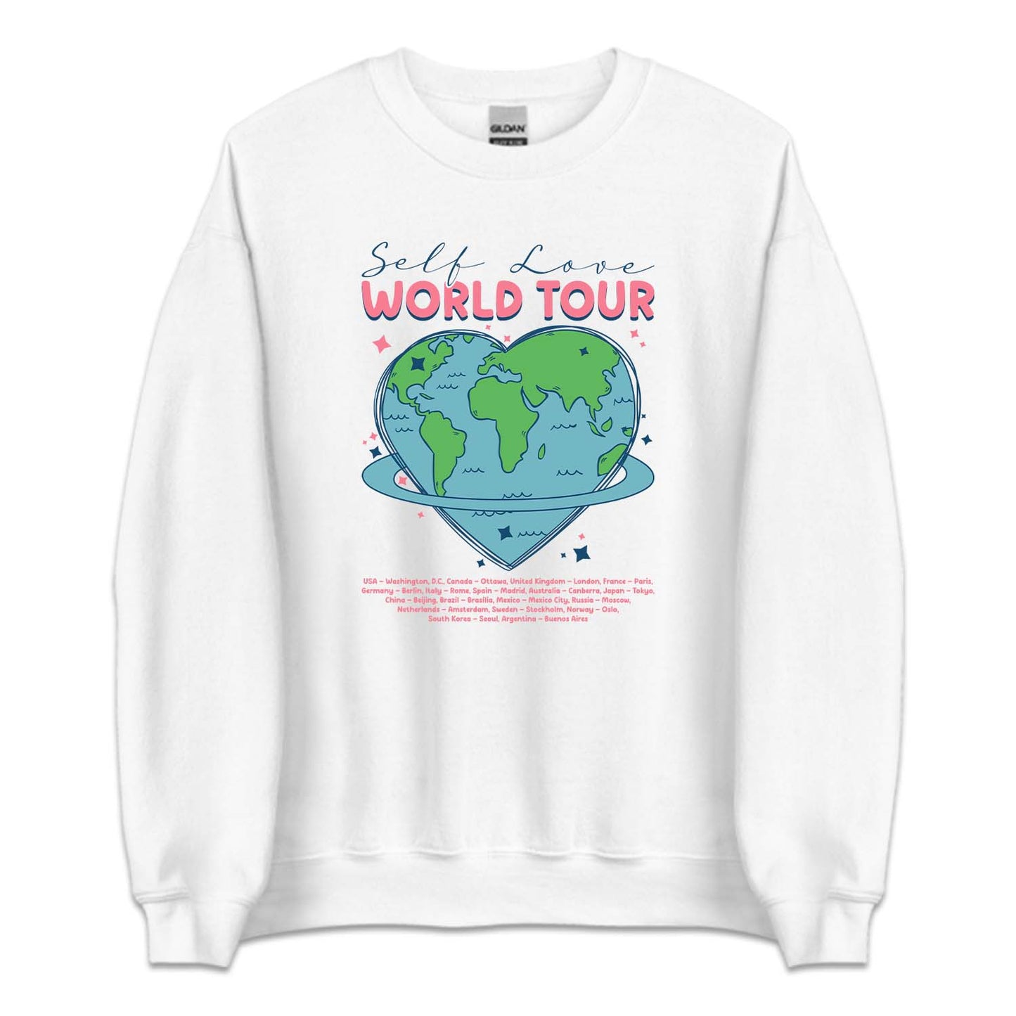 Self Love World Tour Love Band Inspirational | PRODUCT CODE: WRLDSFLURO