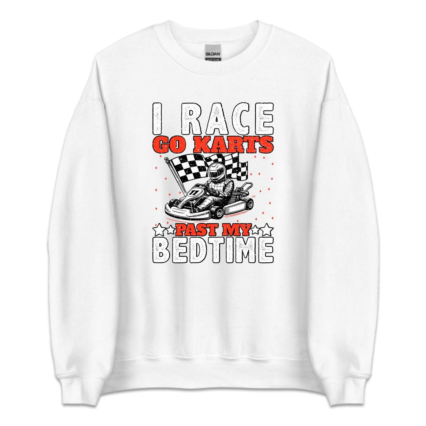 I Race Go Karts Past My Bedtime Racing Quotes | PRODUCT CODE: IRCGTSPMBD