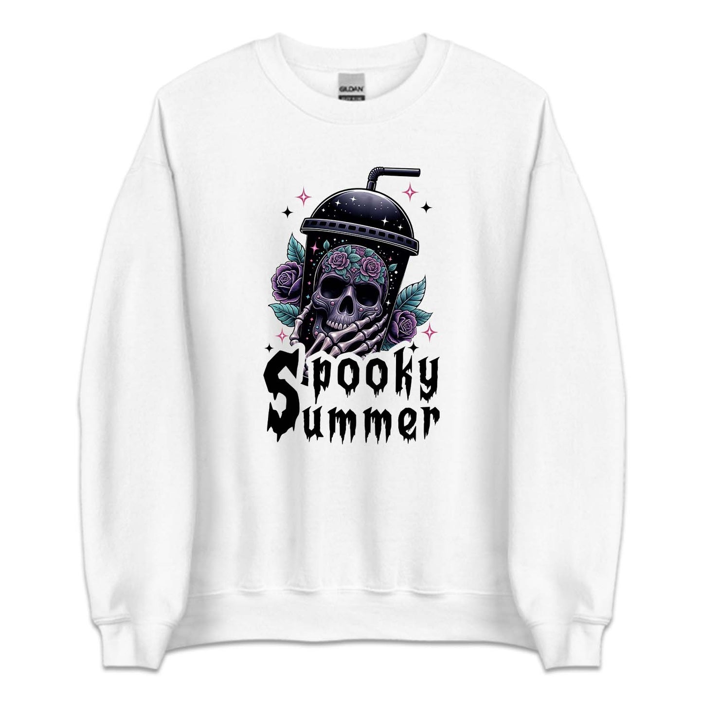 Skeleton Hand Holding Coffee Cup Spooky Summer Halloween | PRODUCT CODE: SKHNDGCFP