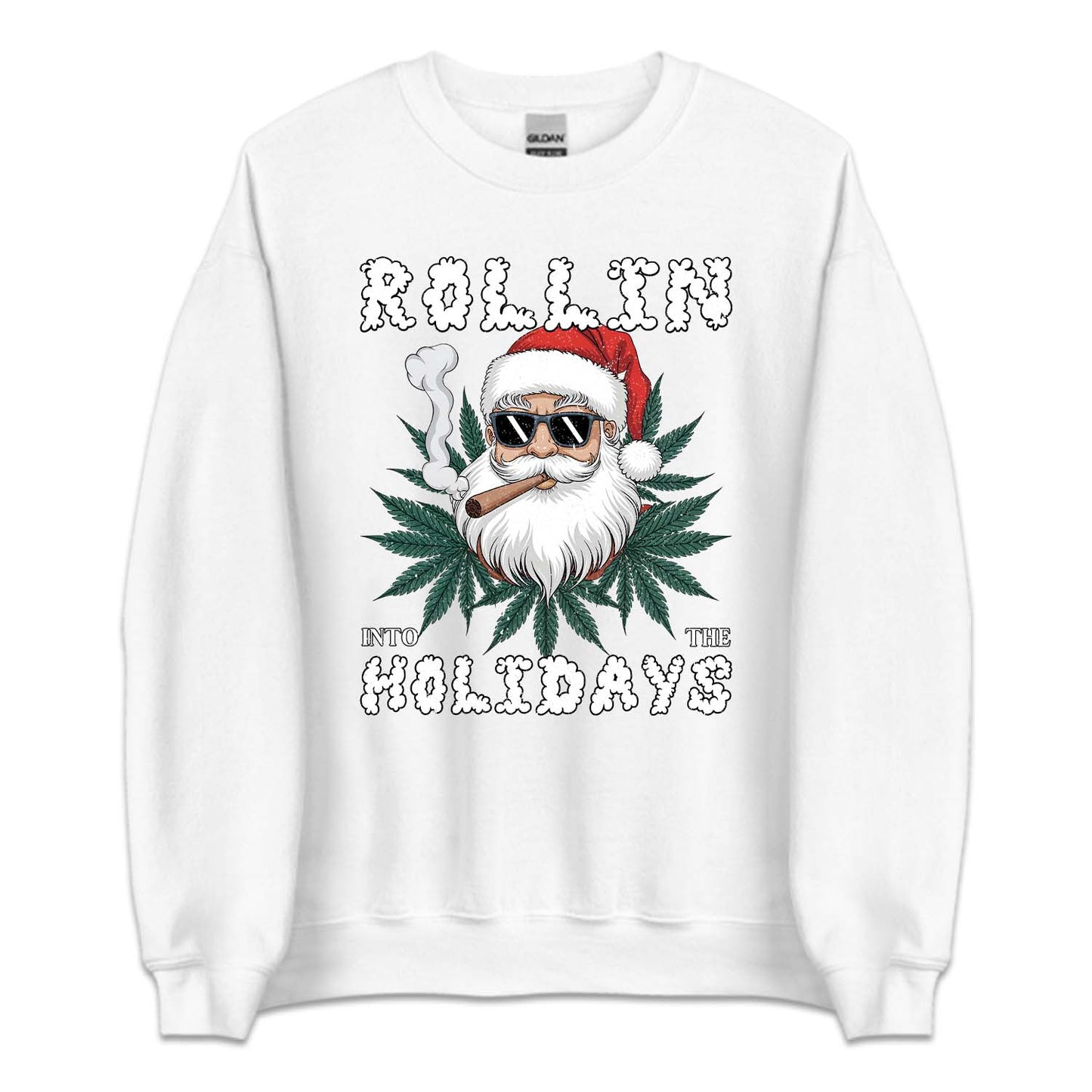 Christmas Santa Claus Smoking Weed Cannabis Xmas | PRODUCT CODE: RLNTHDYCHM