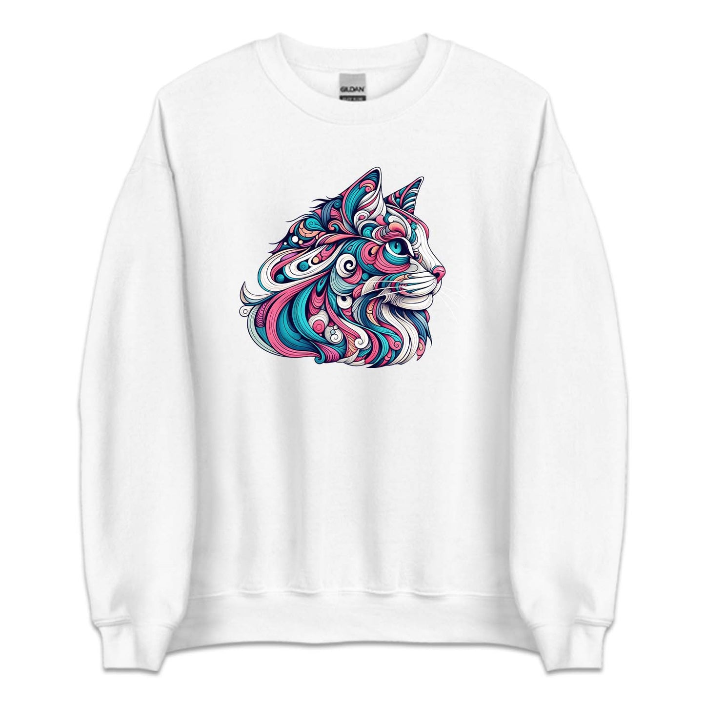 Psychedelic Colorful Maine Coon Cat | PRODUCT CODE: MNCOPSYDLT