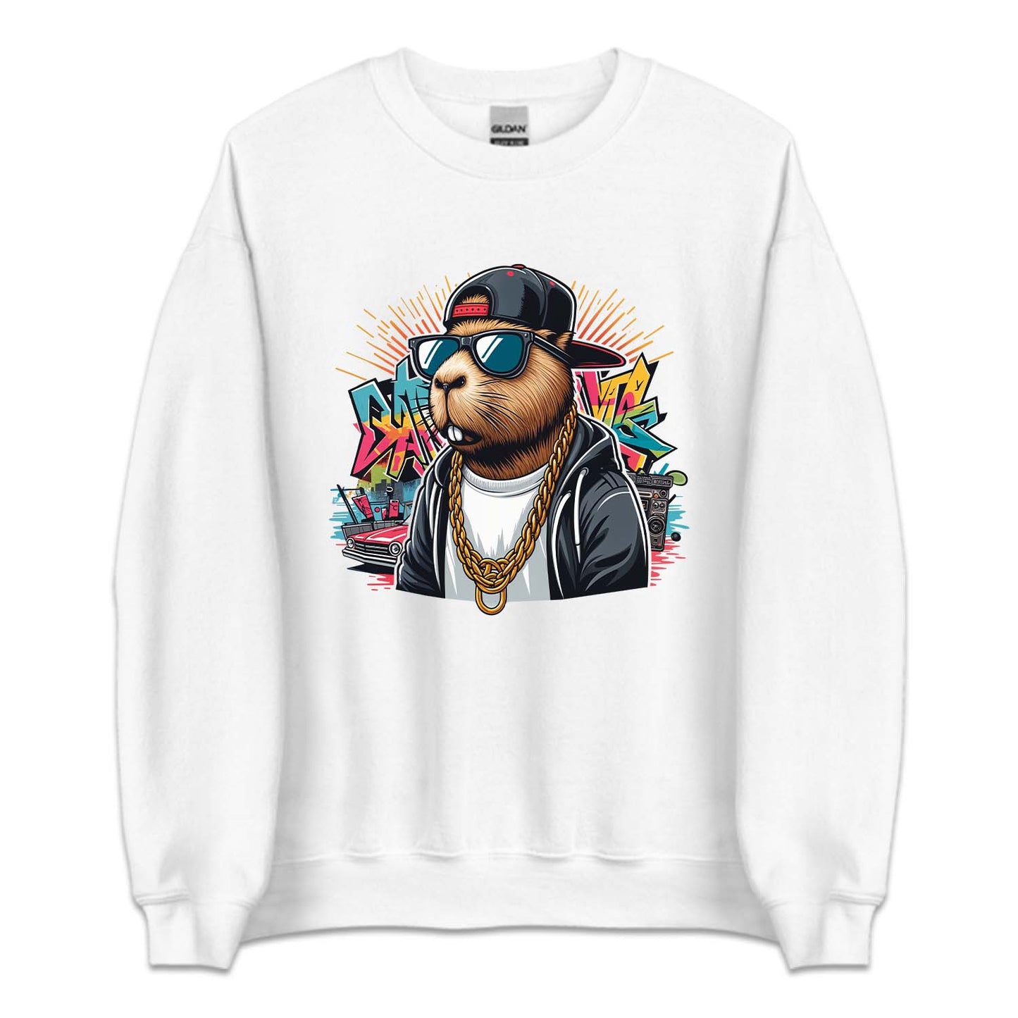 Urban Streetwear Gangster Capybara | PRODUCT CODE: GNSBRATPC
