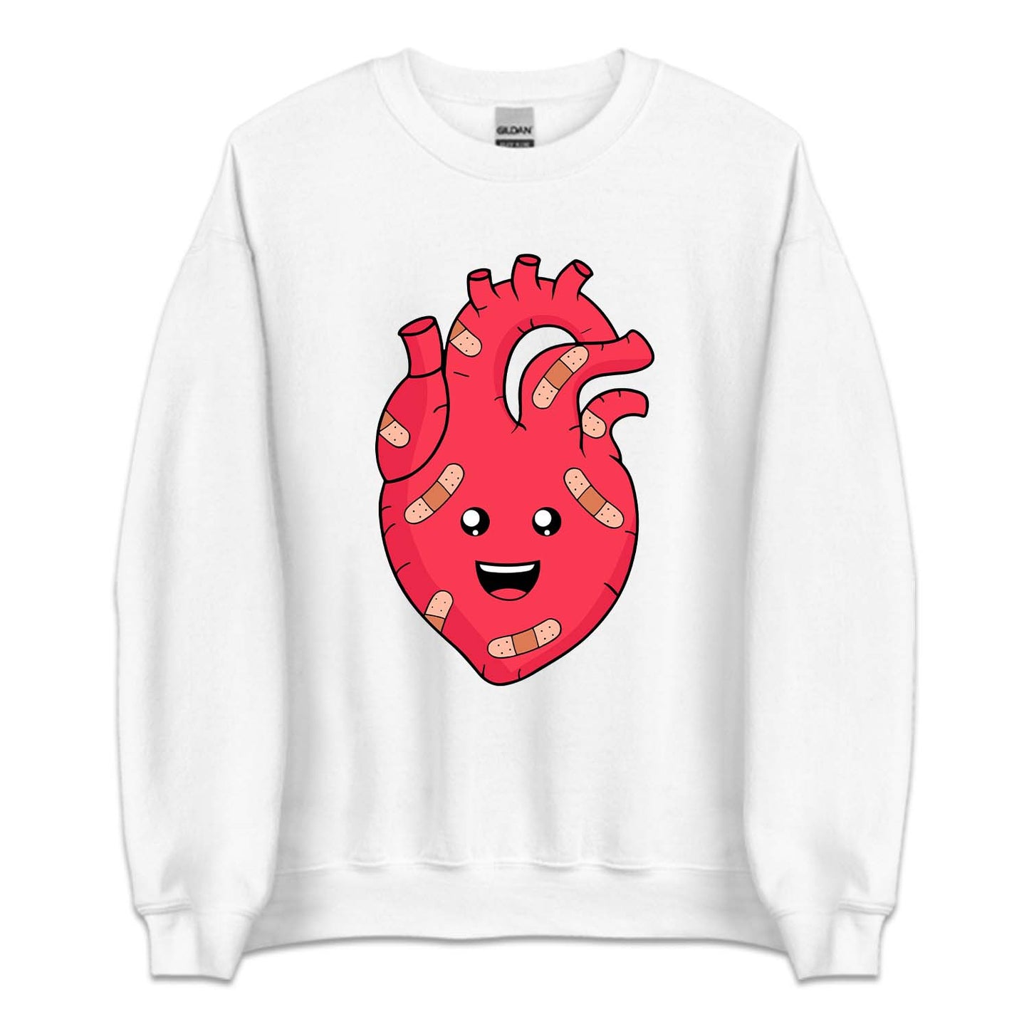 Heart With Bandaids Heart Warrior | PRODUCT CODE: FRTWBDSWA