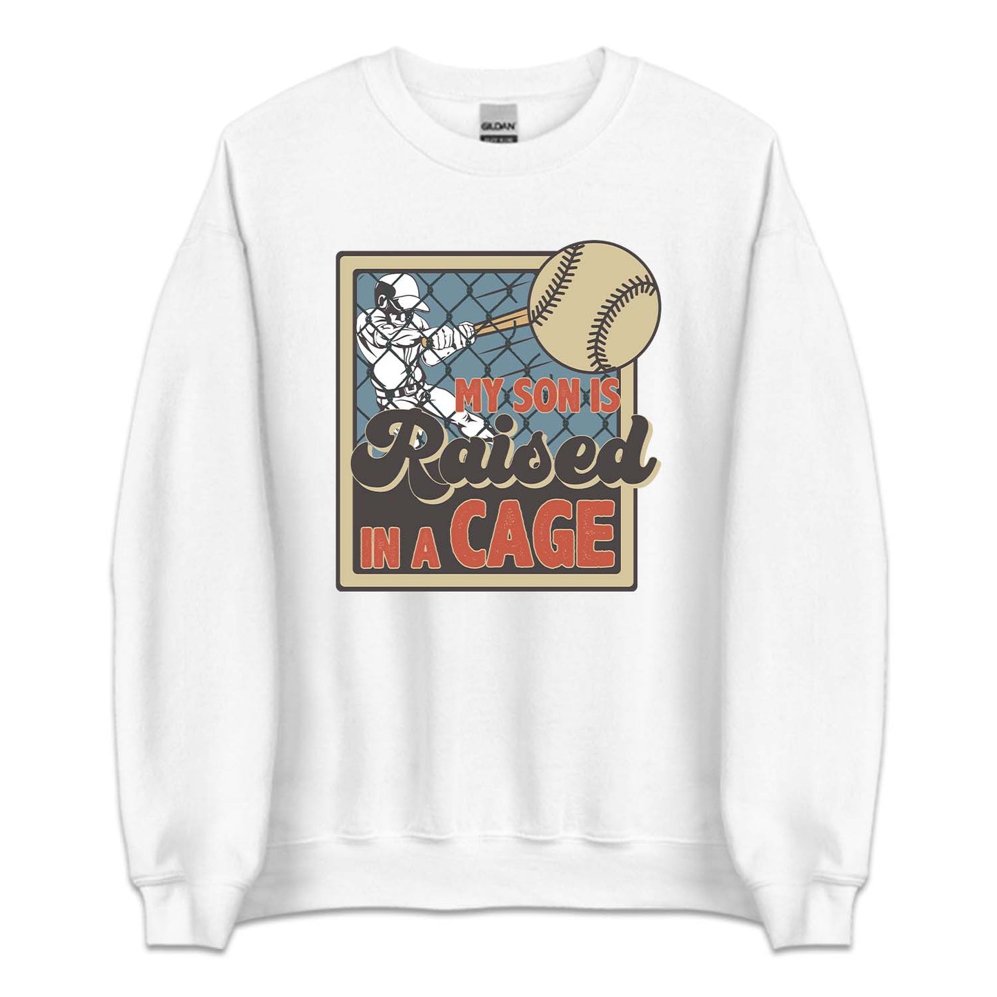 My Son Is Raised In A Cage Baseball Batter | PRODUCT CODE: MSNIRSBALE