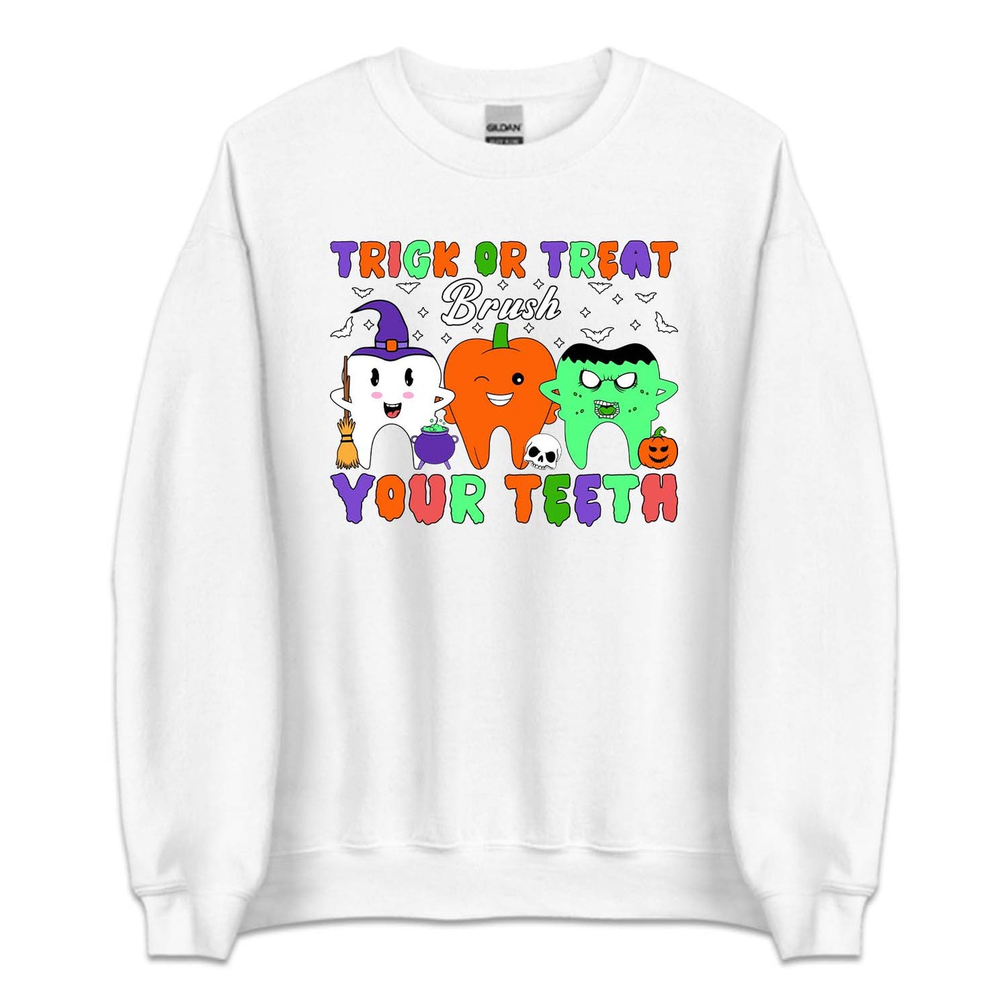 Trick Or Treat Brush Your Teeth Spooky Halloween Dentist | PRODUCT CODE: TRKCREBRHS