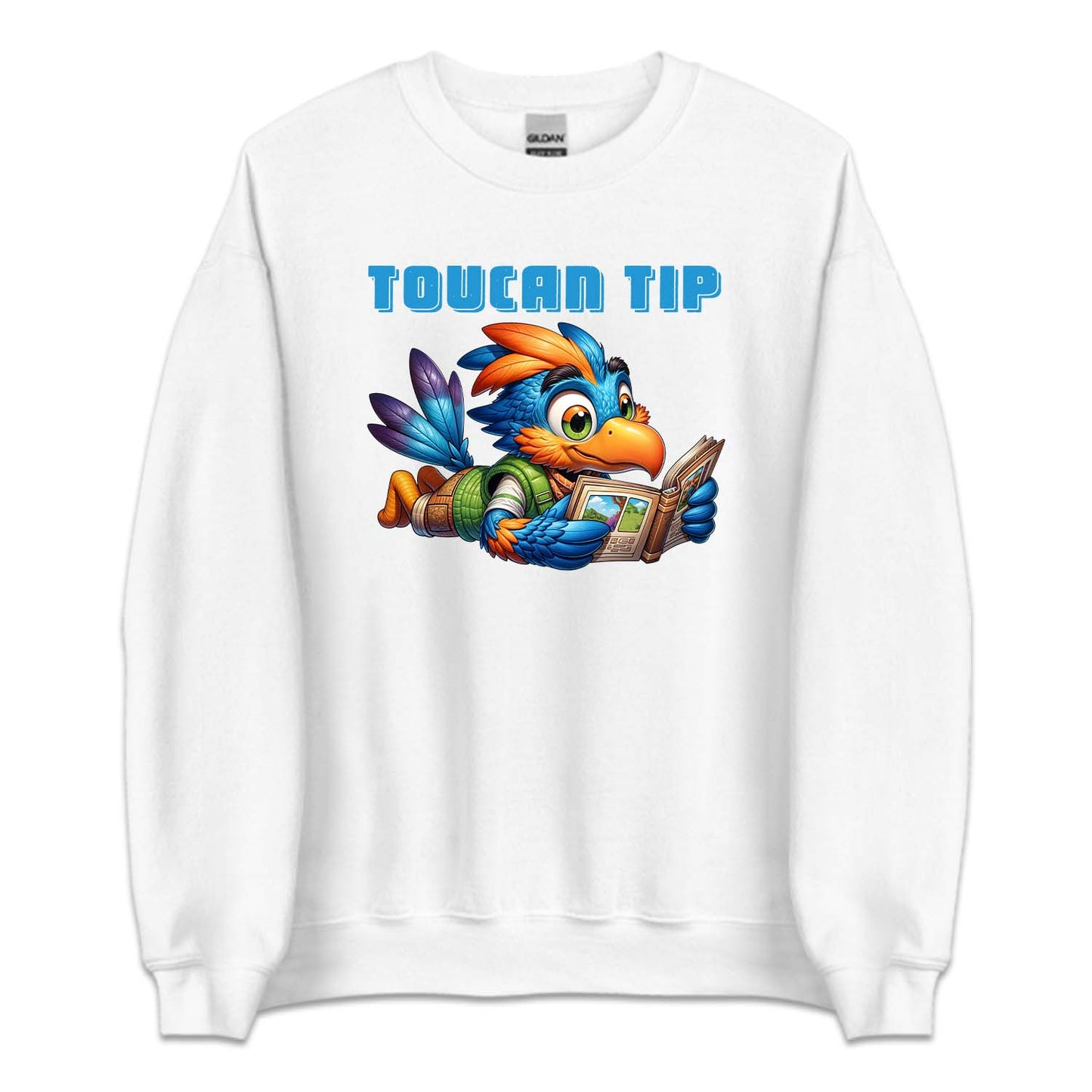 Toucan Tip Reading A Book Reading Bird | PRODUCT CODE: TCHPITRDBO