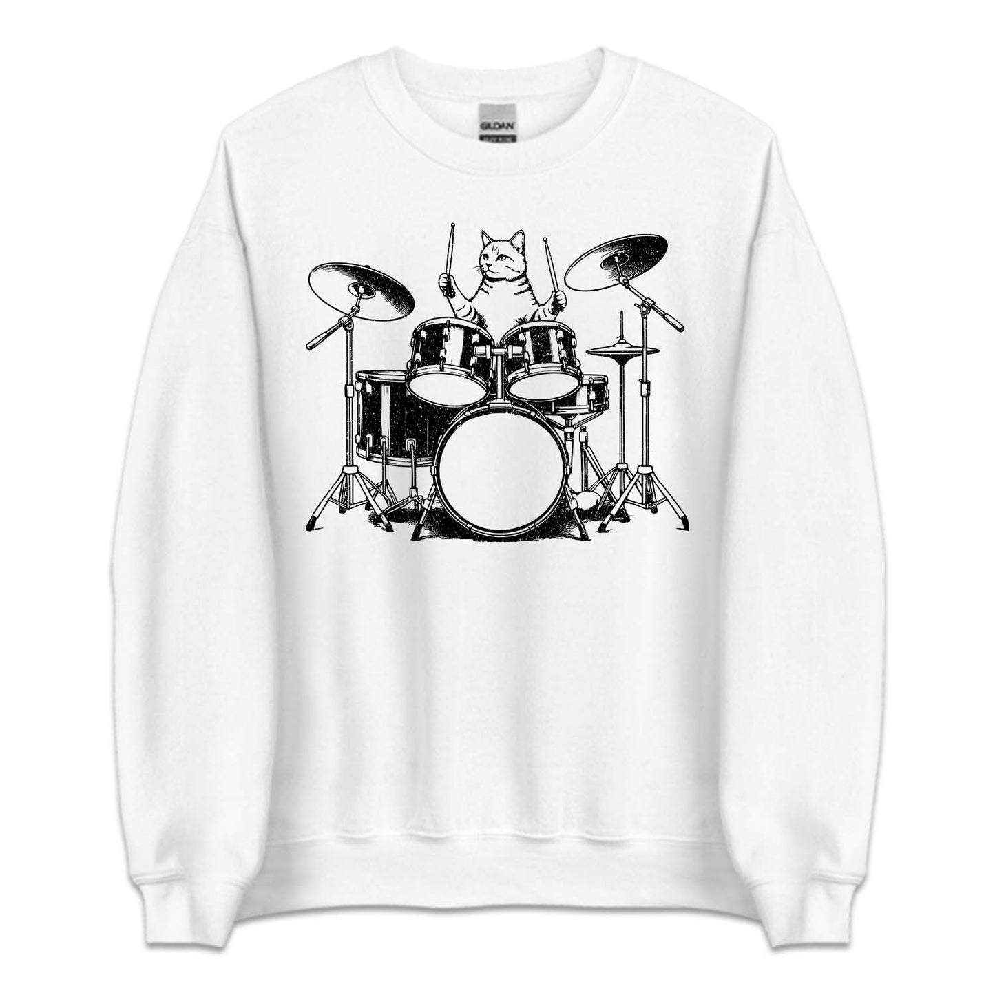 Drummer Cat Funny Musician Cat Lover | PRODUCT CODE: DRMCTAFLE