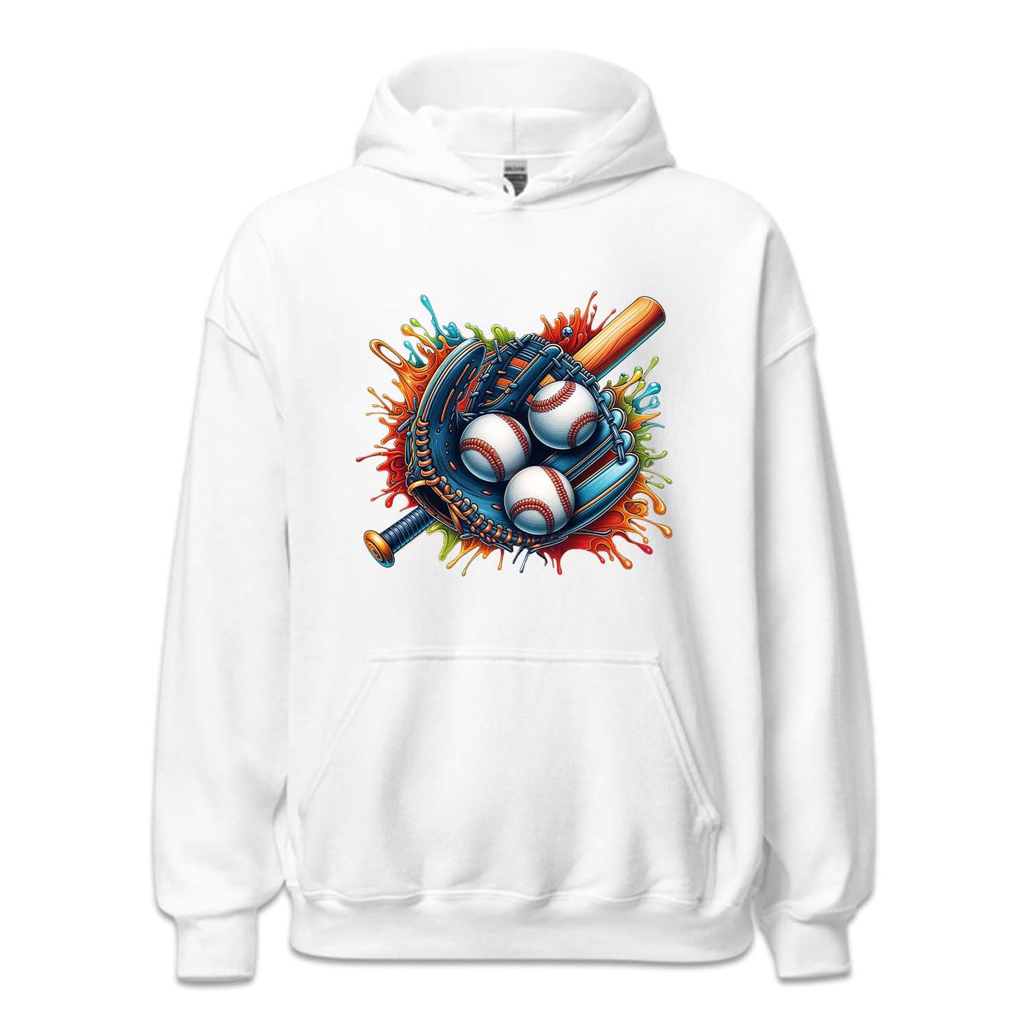 Colorful Baseball Glove Splash Game Lover | PRODUCT CODE: CLOBSEBLGV
