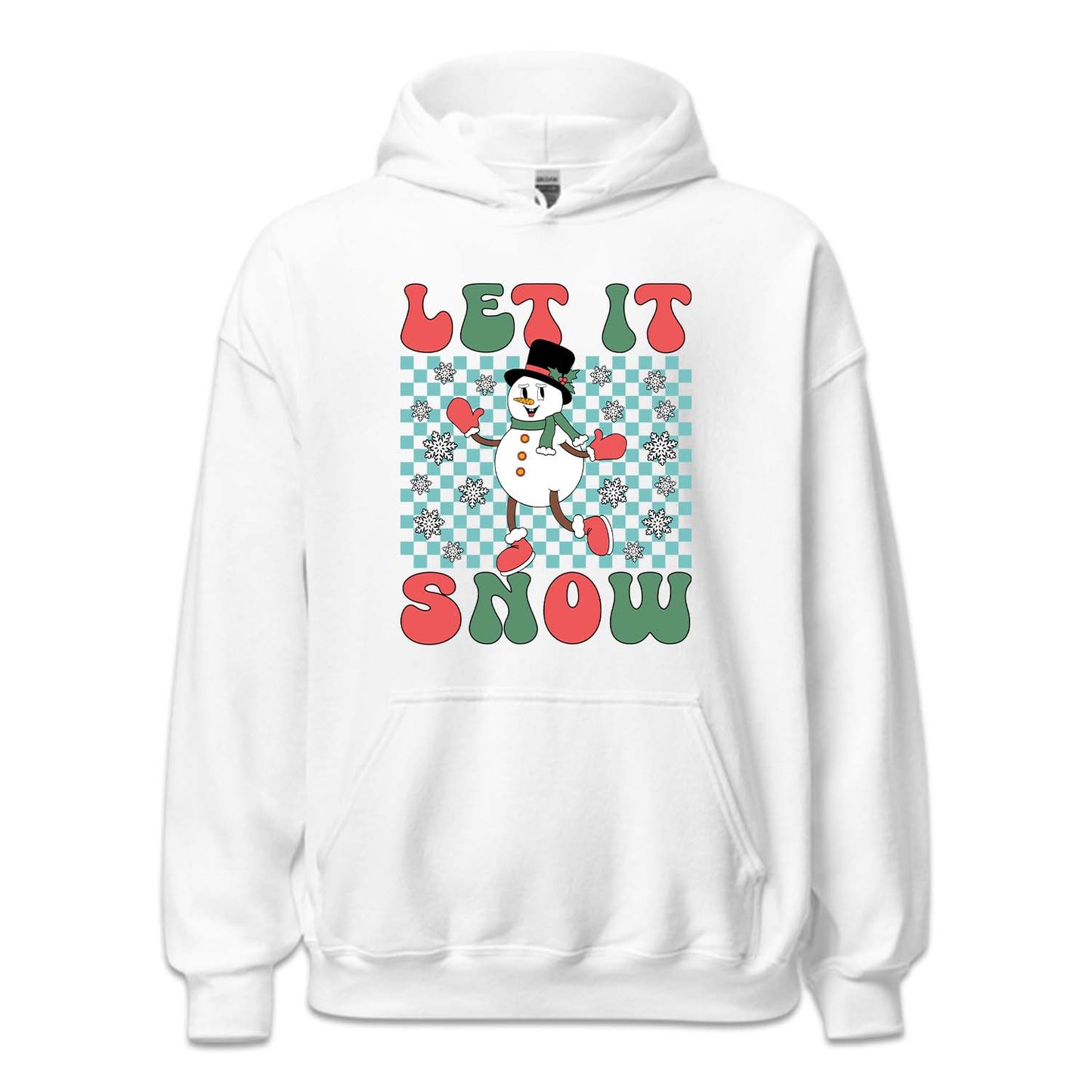 Let It Snow Christmas Snowman Winter Holiday Cozy Xmas | PRODUCT CODE: LTSNWCHRMAW