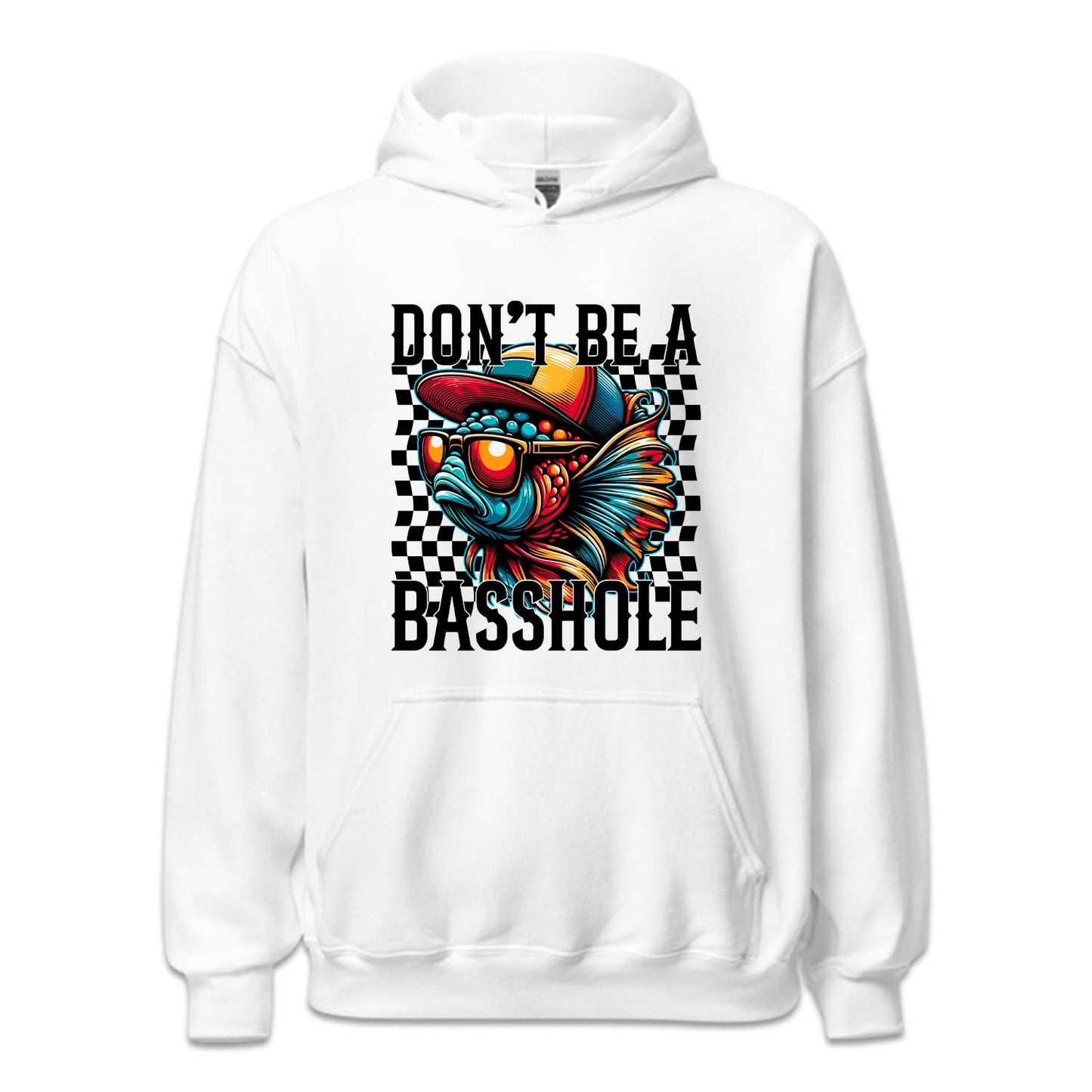 Don't Be a Basshole Sarcastic Humor Fish | PRODUCT CODE: DNTBASHLO