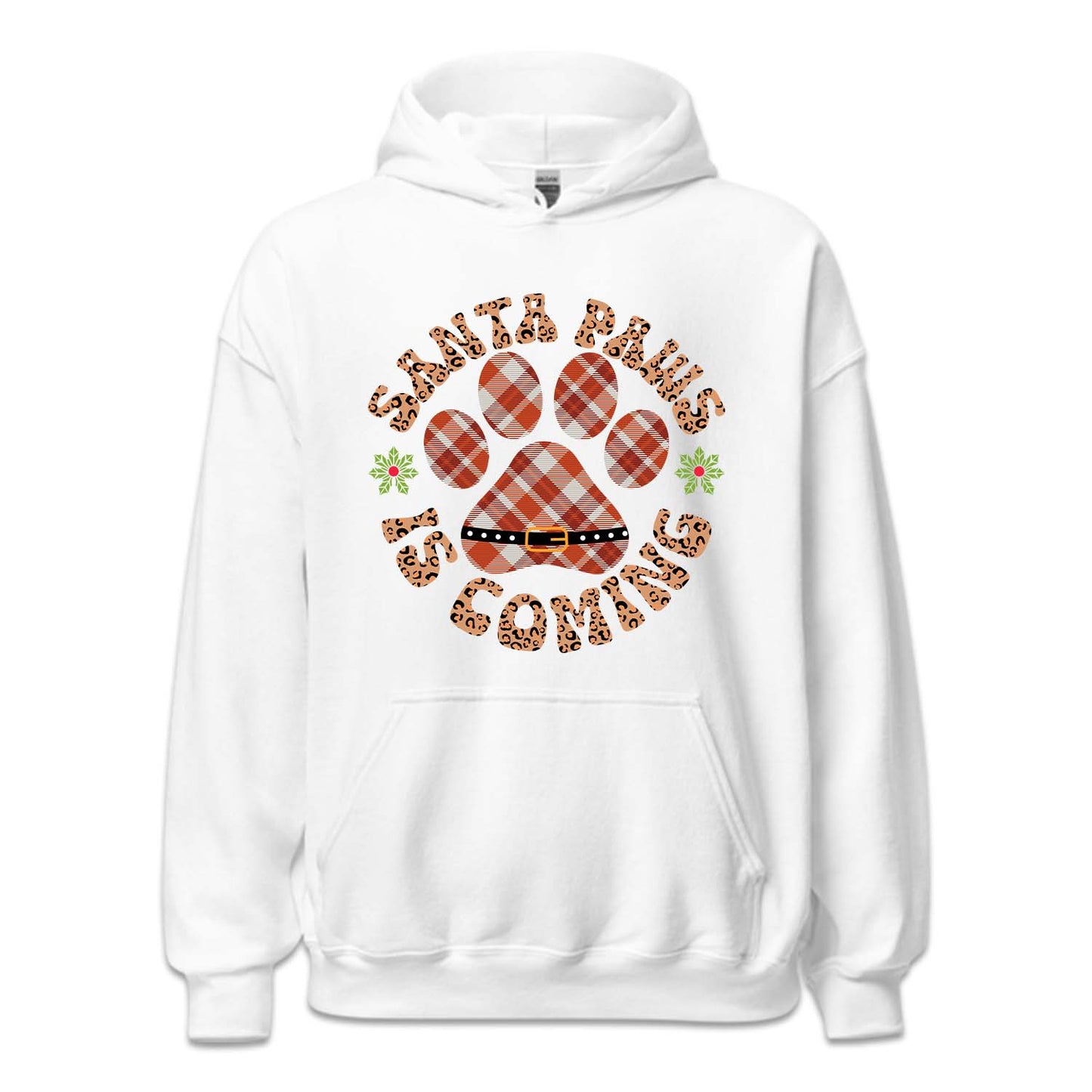 Santa Paws Is Coming Christmas Pet Holiday Xmas | PRODUCT CODE: SNTPWACMNG