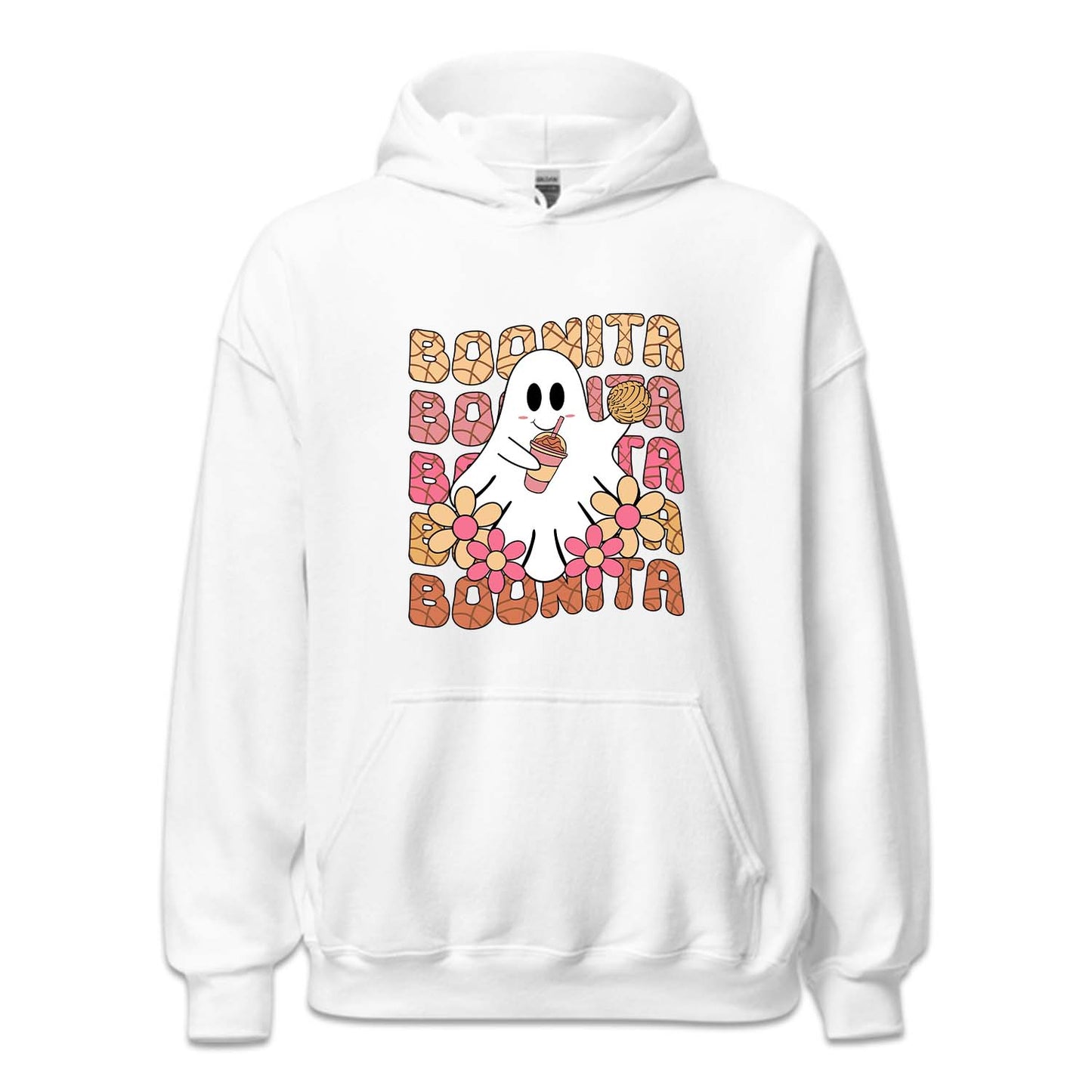 Boonita Halloween Mexican Cute Ghost Concha | PRODUCT CODE: BNTIOAHGH