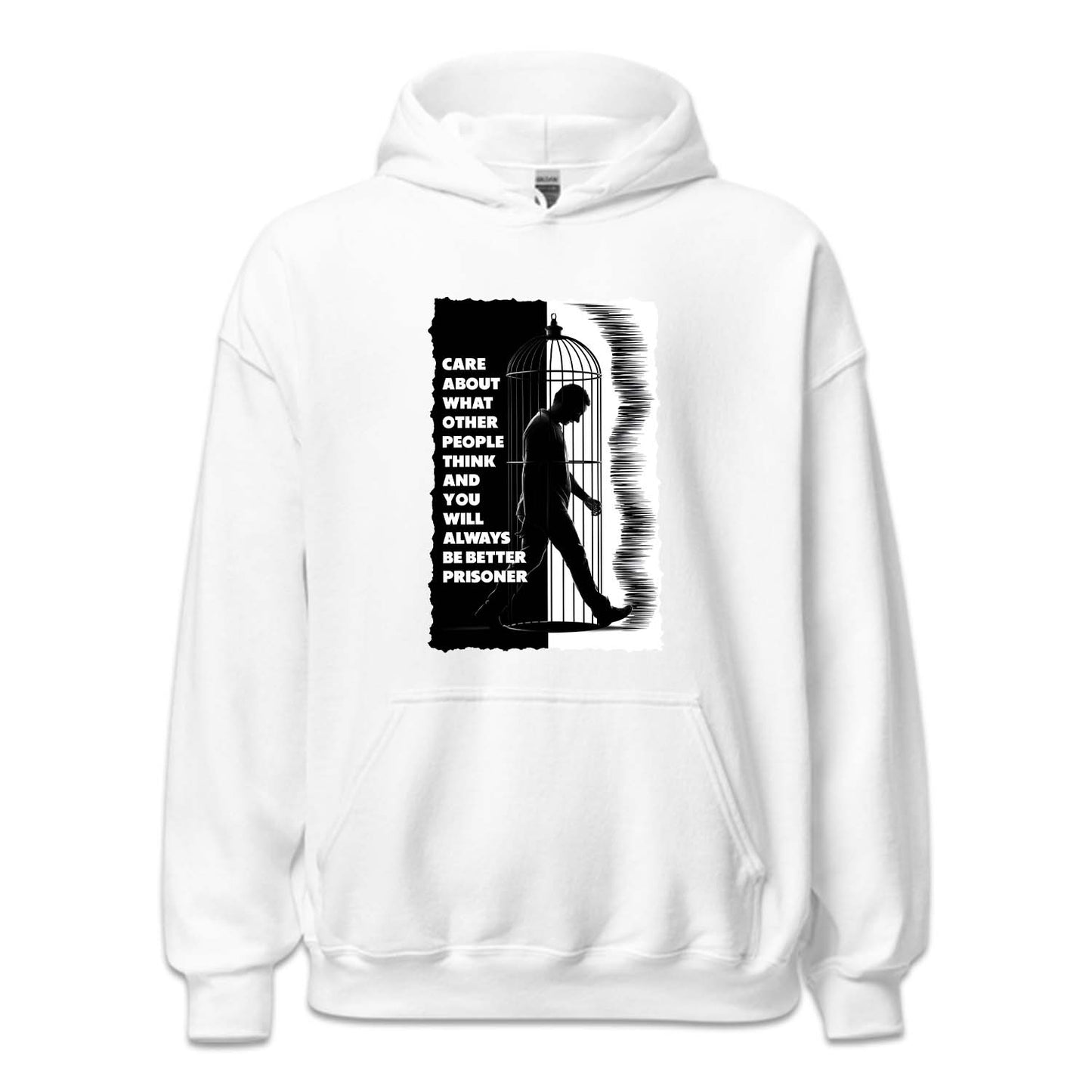 Man Walking in Birdcage Prisoner Philosophy | PRODUCT CODE: MNGIBRDC