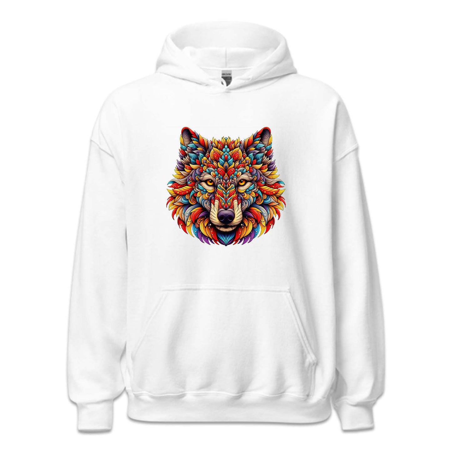 Psychedelic Colorful Wolf Wild Animal | PRODUCT CODE: PSYDLCWLF