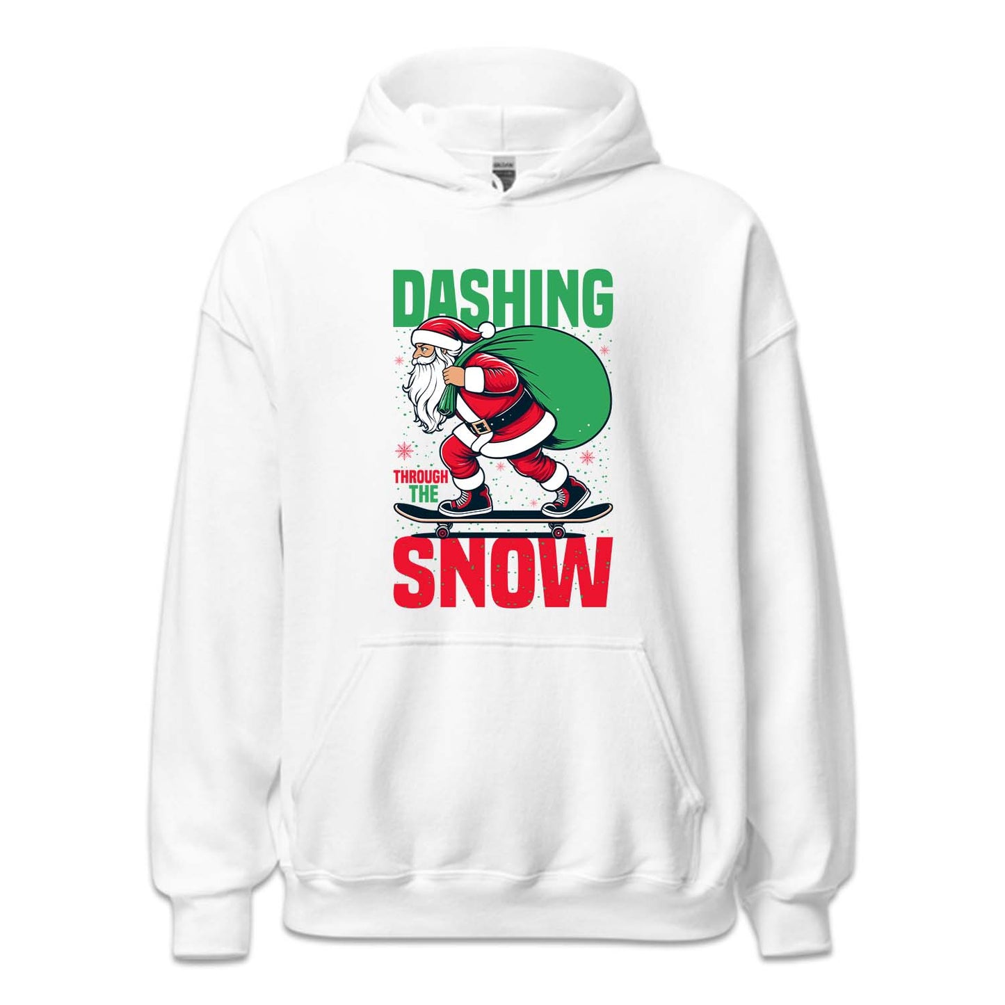 Christmas Santa Skateboard Dashing Through The Snow Xmas | PRODUCT CODE: STNAKBRDHG